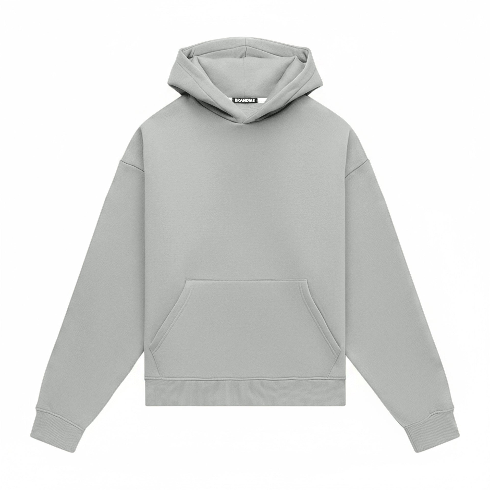 Hoodie oversize LIGHT BRUSHED CEMENT