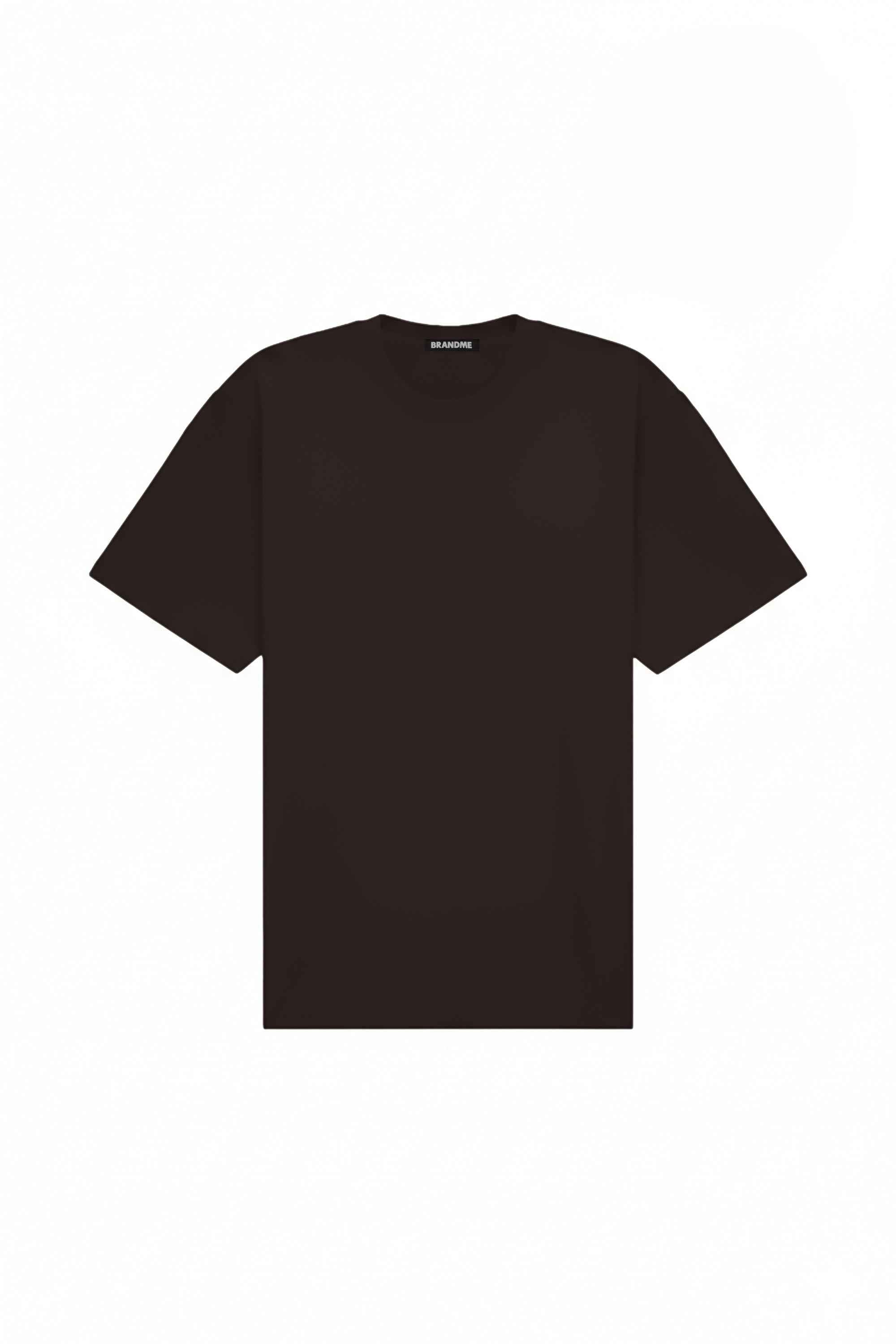 T-shirt oversize Heavy Chocolate in certified fabric, ideal for printing, made in Poland