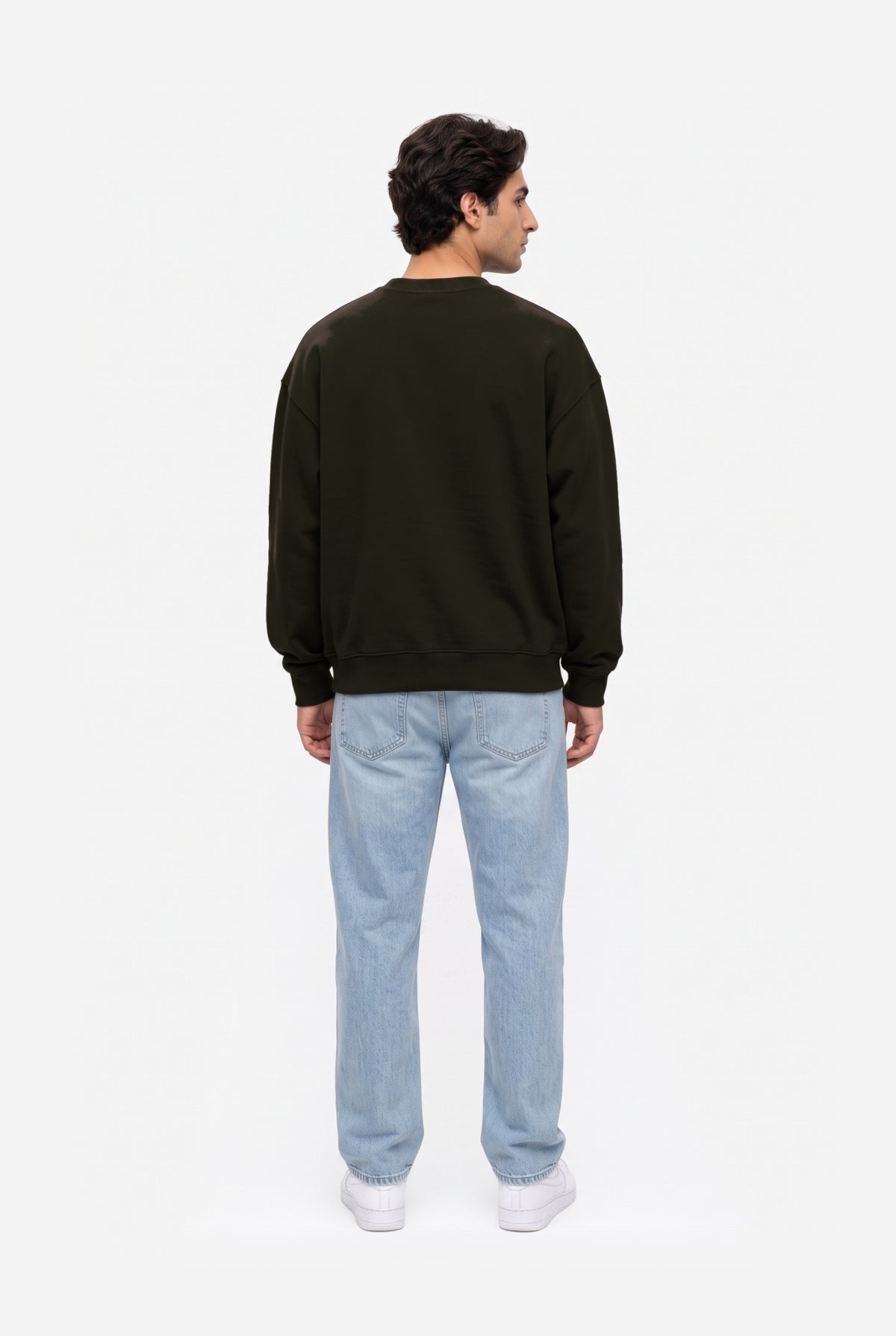 Crewneck Oversize LIGHT LOOP CHOCOLATE
