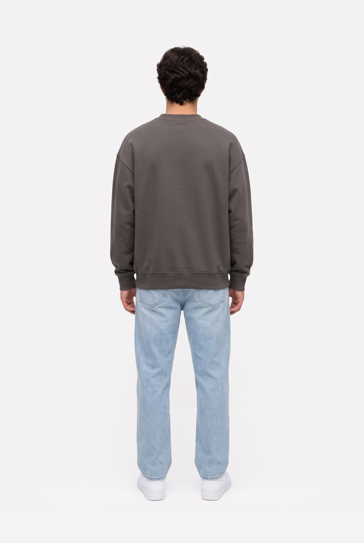 Crewneck Oversize LIGHT LOOP COFFEE