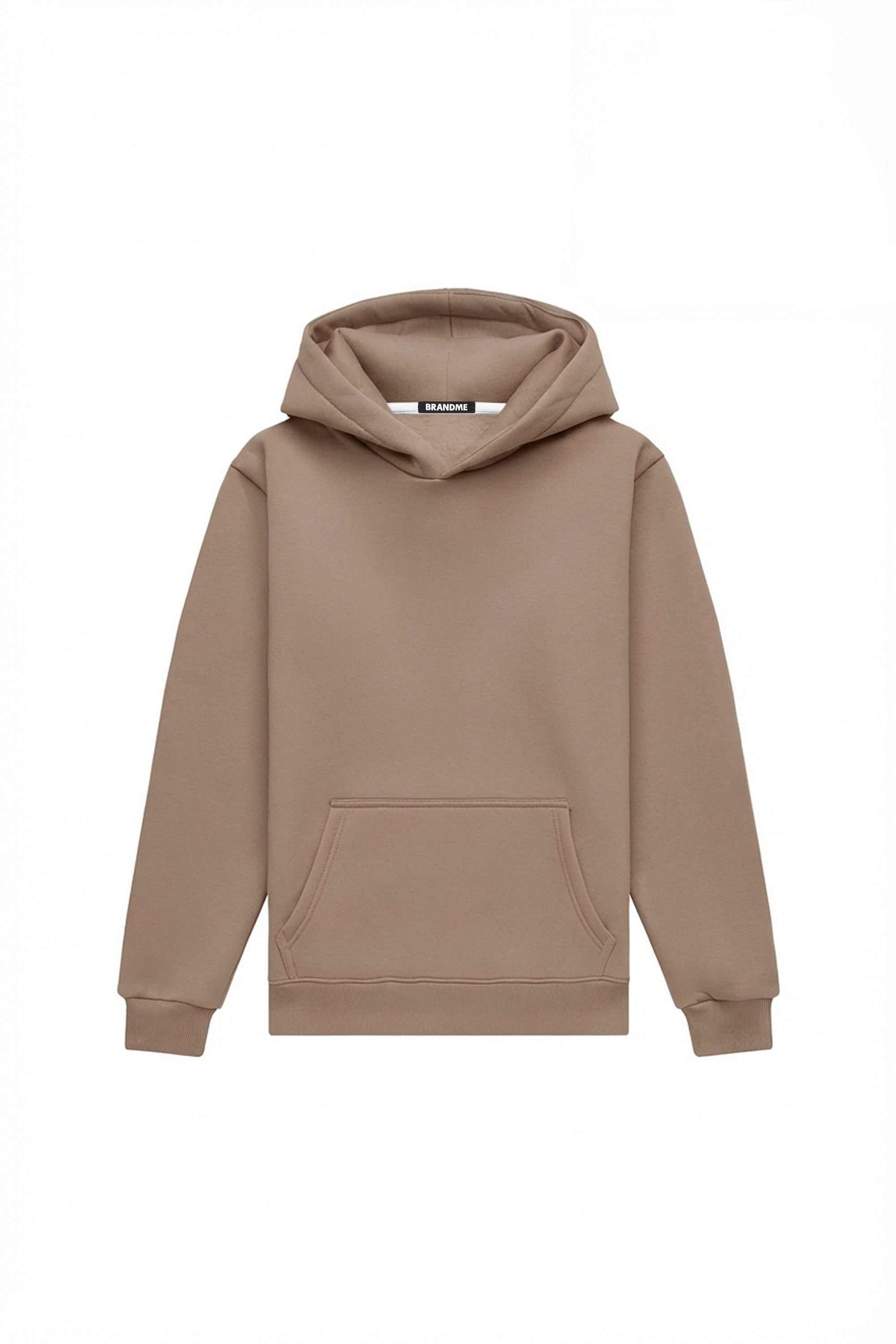 Bluza z kapturem hoodie regular Light Brushed Cool Stone, polska jakość, certyfikowana dzianina idealna pod nadruk