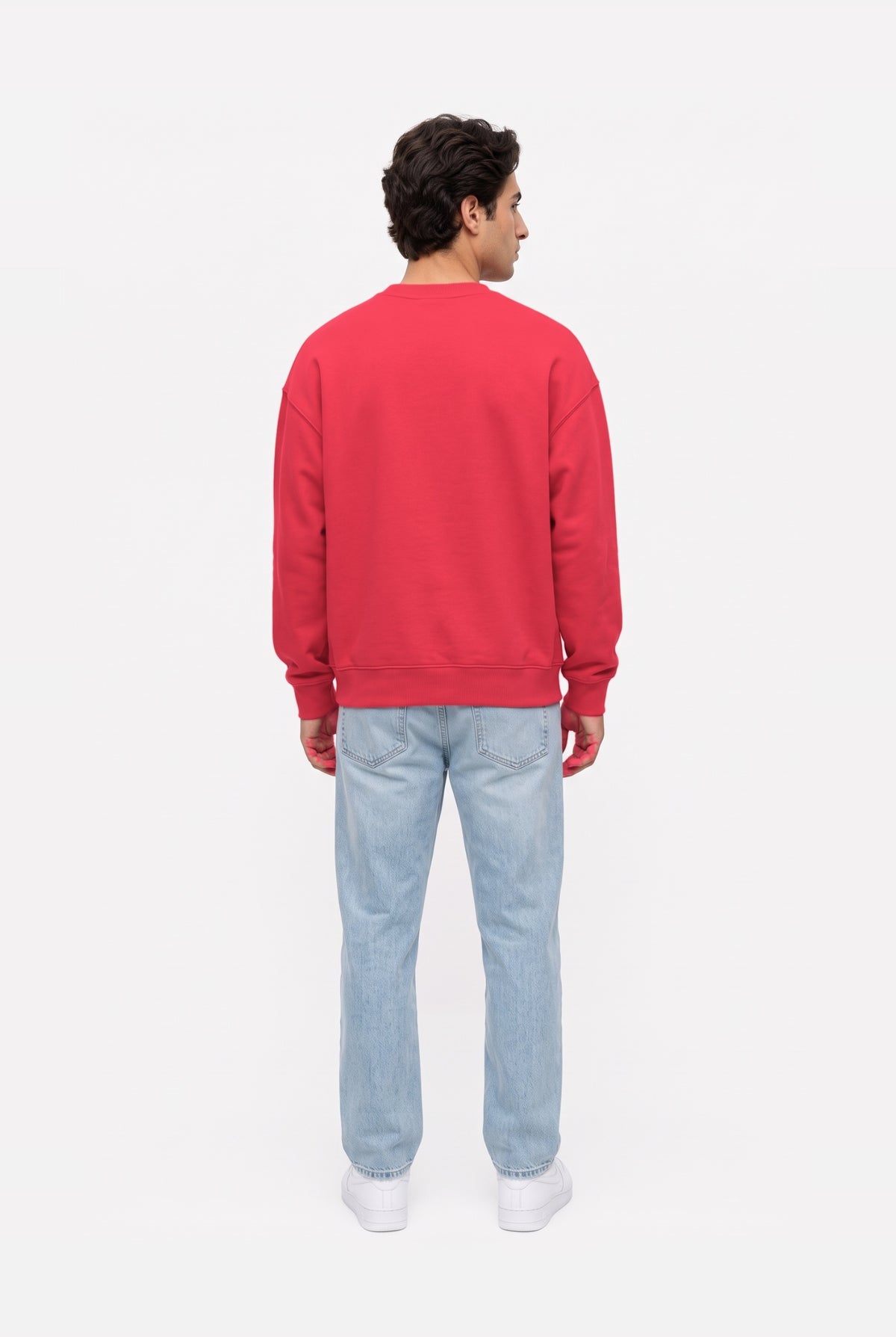 Crewneck Oversize LIGHT LOOP CORAL