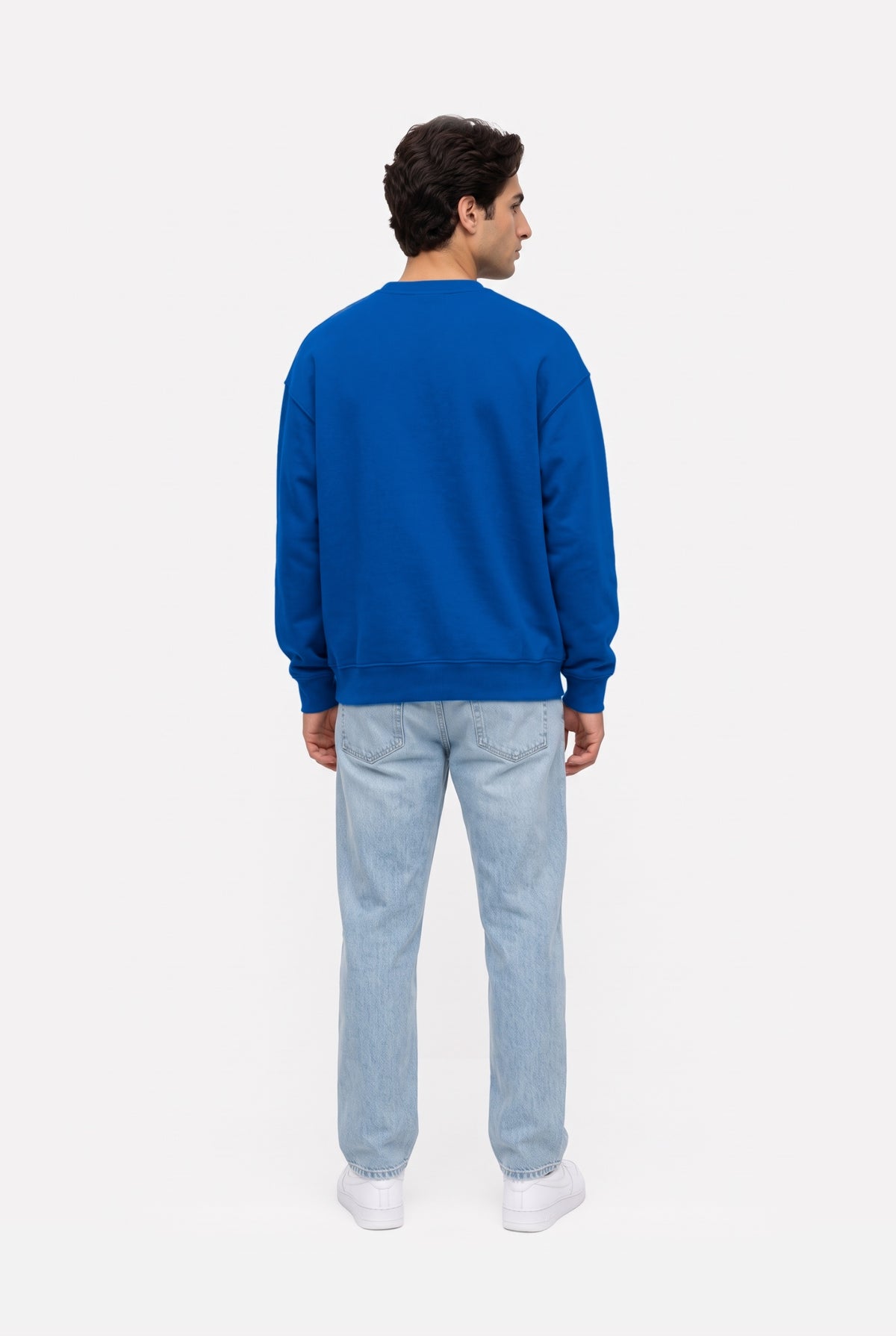 Crewneck Oversize LIGHT LOOP CORNFLOWER