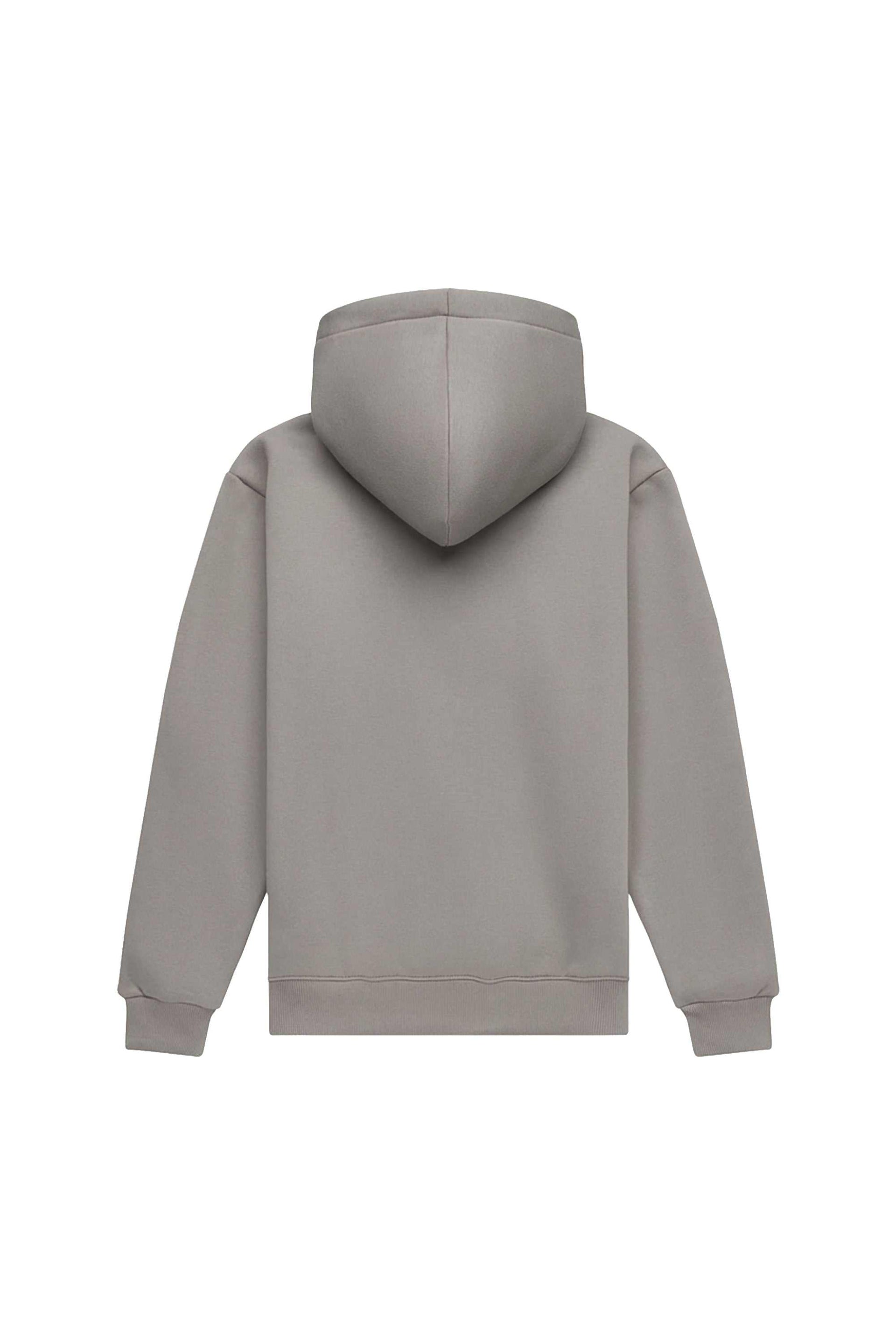 Regular fit light brushed cream hoodie made in Poland with quality certified fabric ideal for printing techniques