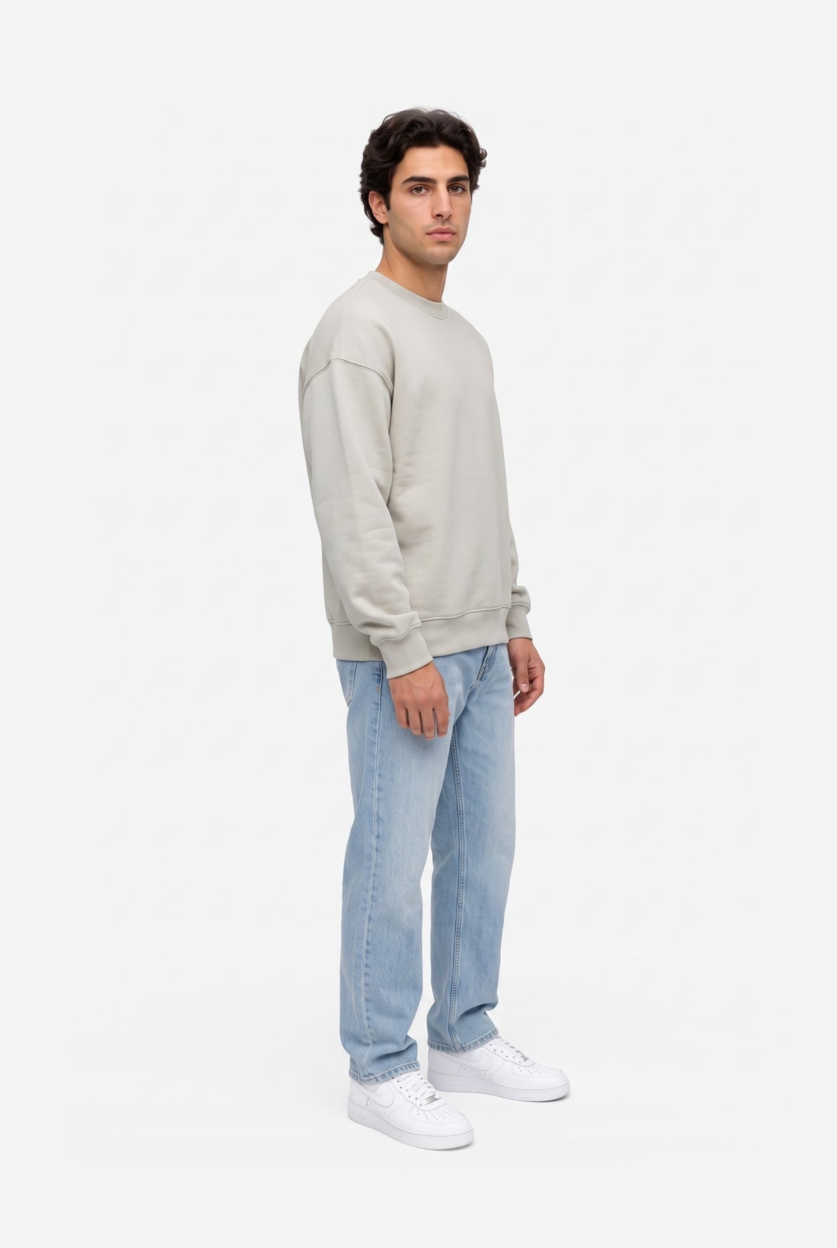 Crewneck Oversize LIGHT LOOP CREAM