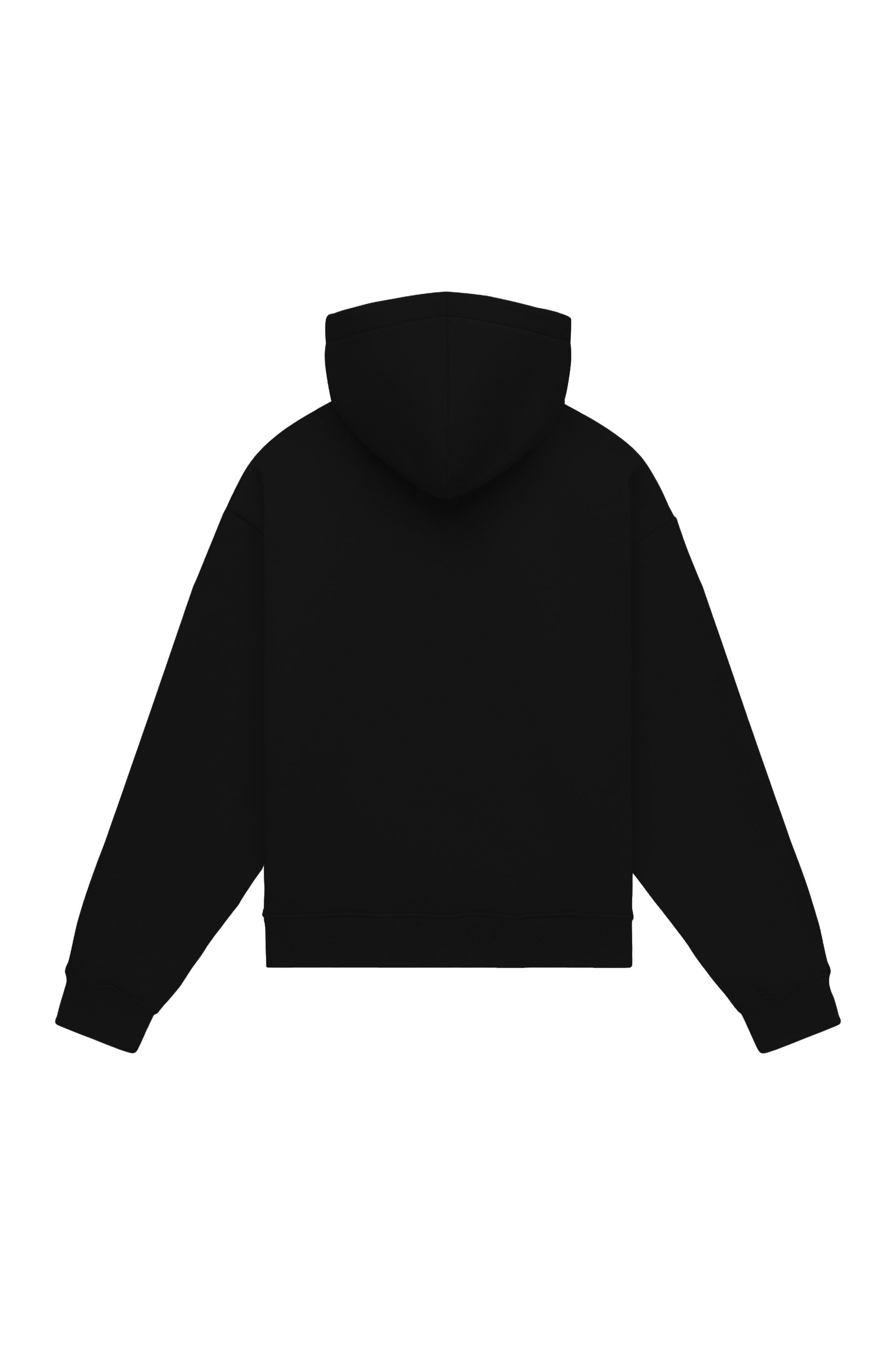 Hoodie oversize MEDIUM BRUSHED BLACK