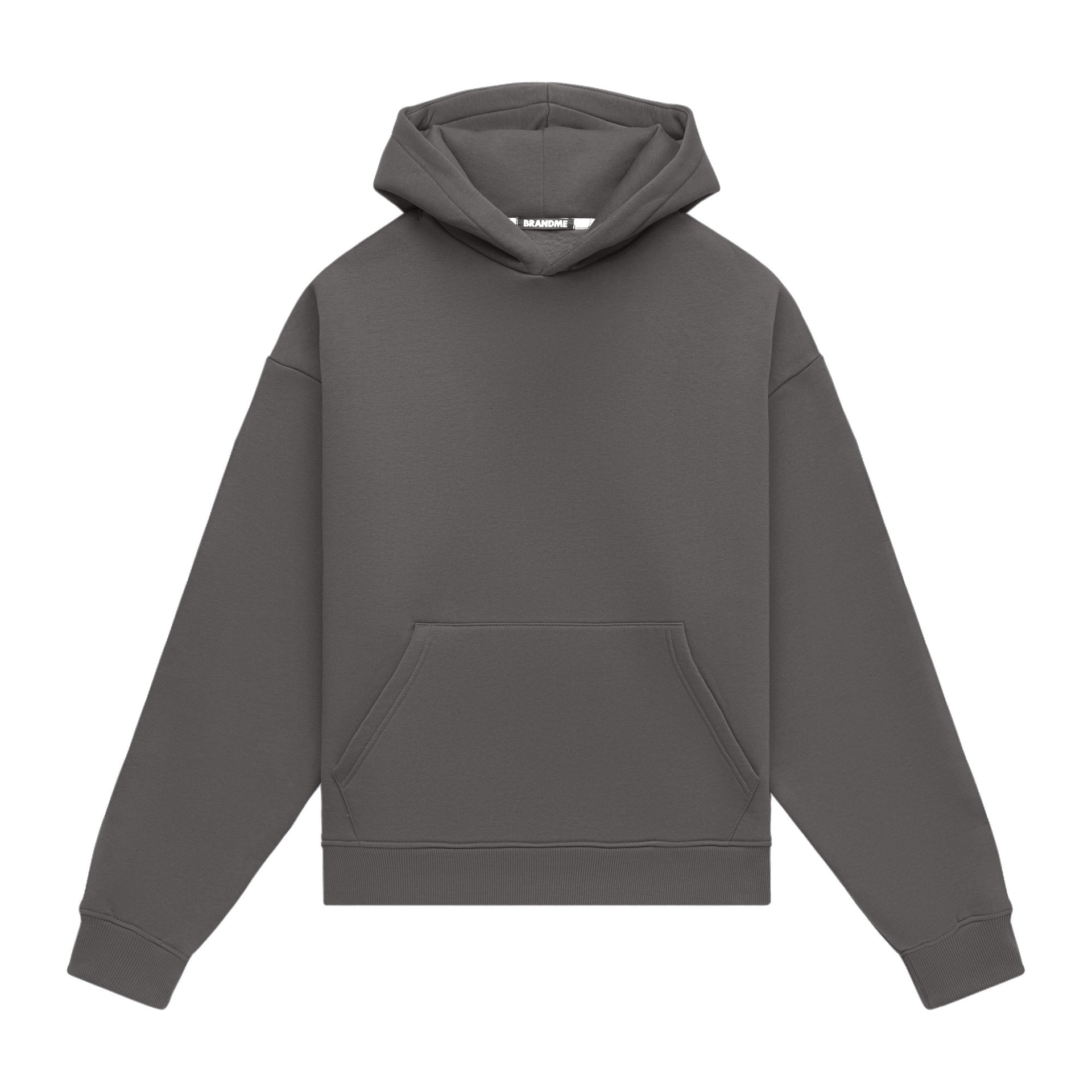 Hoodie oversize LIGHT BRUSHED DARK GRAY