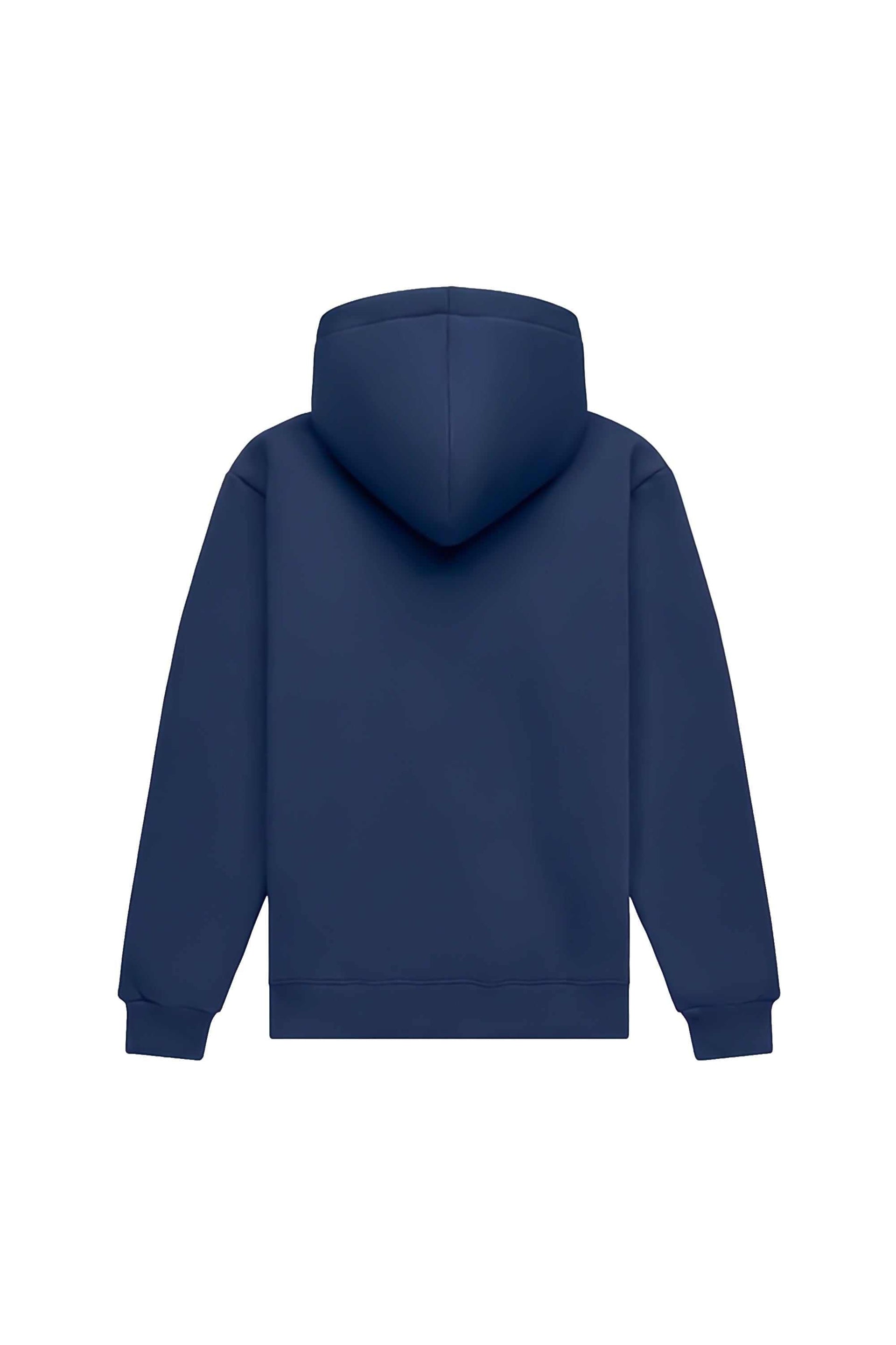 Bluza z kapturem regular LIGHT BRUSHED DENIM wykonana w Polsce, idealna pod nadruk, certyfikowana dzianina