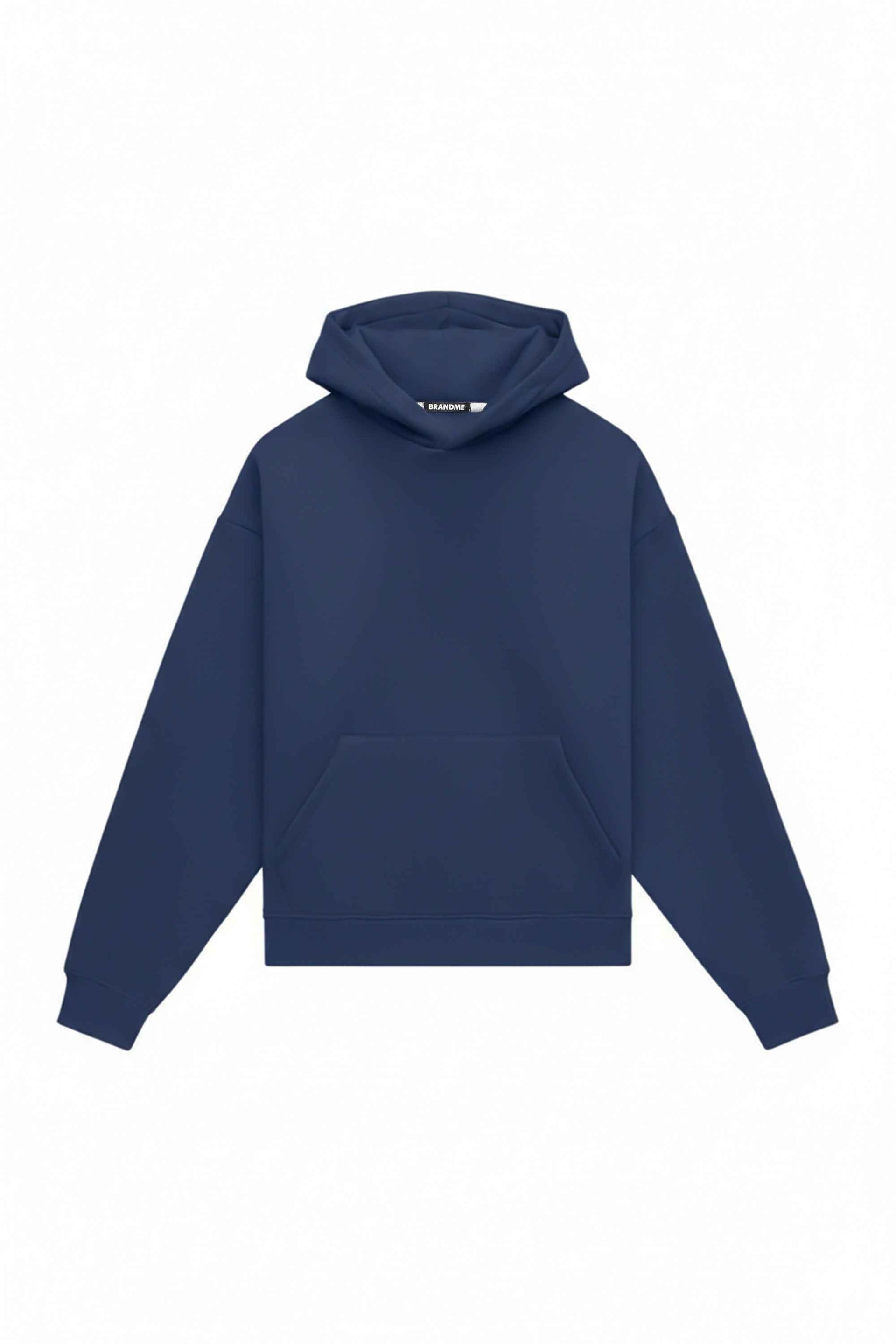 Bluza z kapturem oversize heavy loop denim wyprodukowana w Polsce, idealna do nadruku