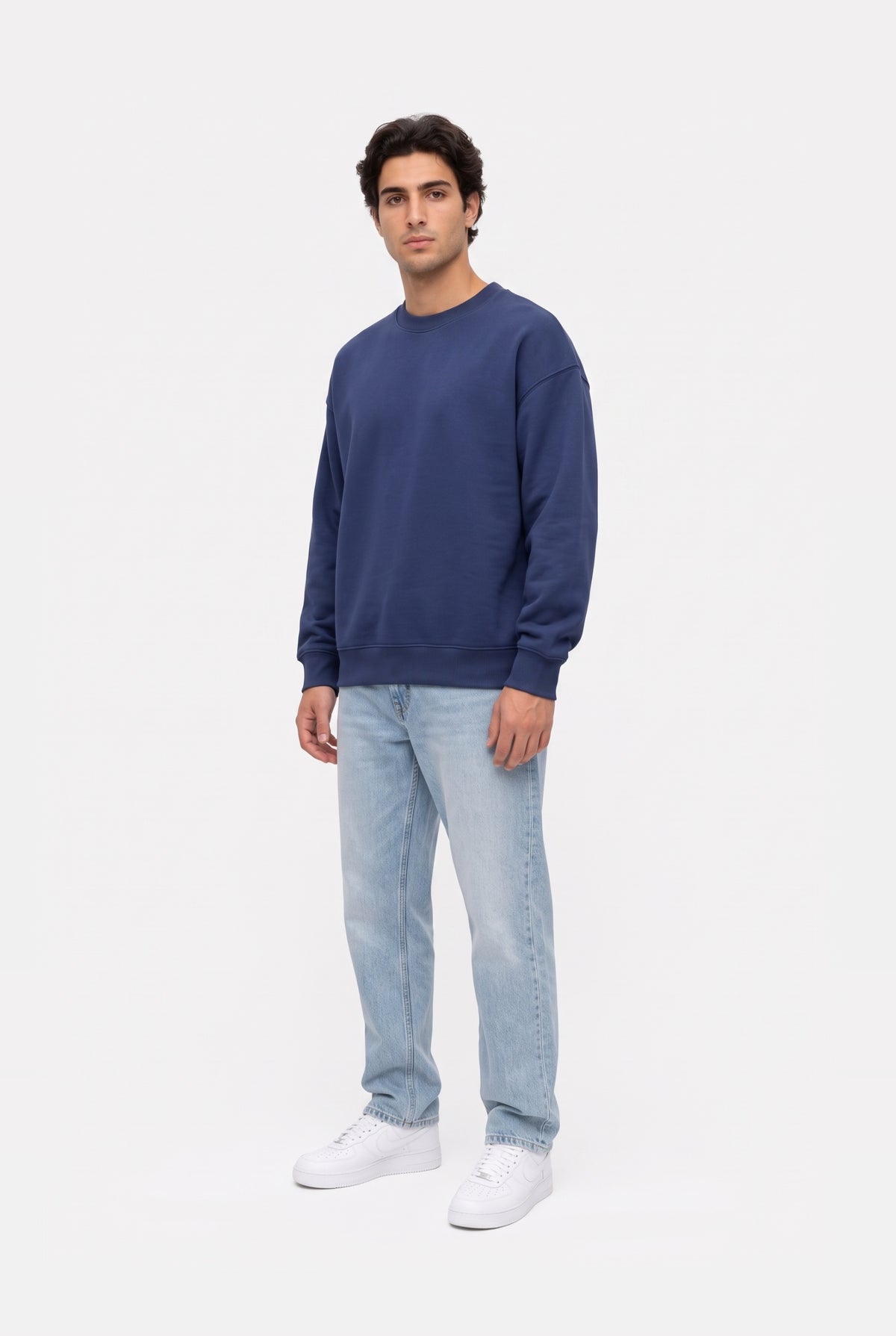 Crewneck Oversize LIGHT LOOP DENIM