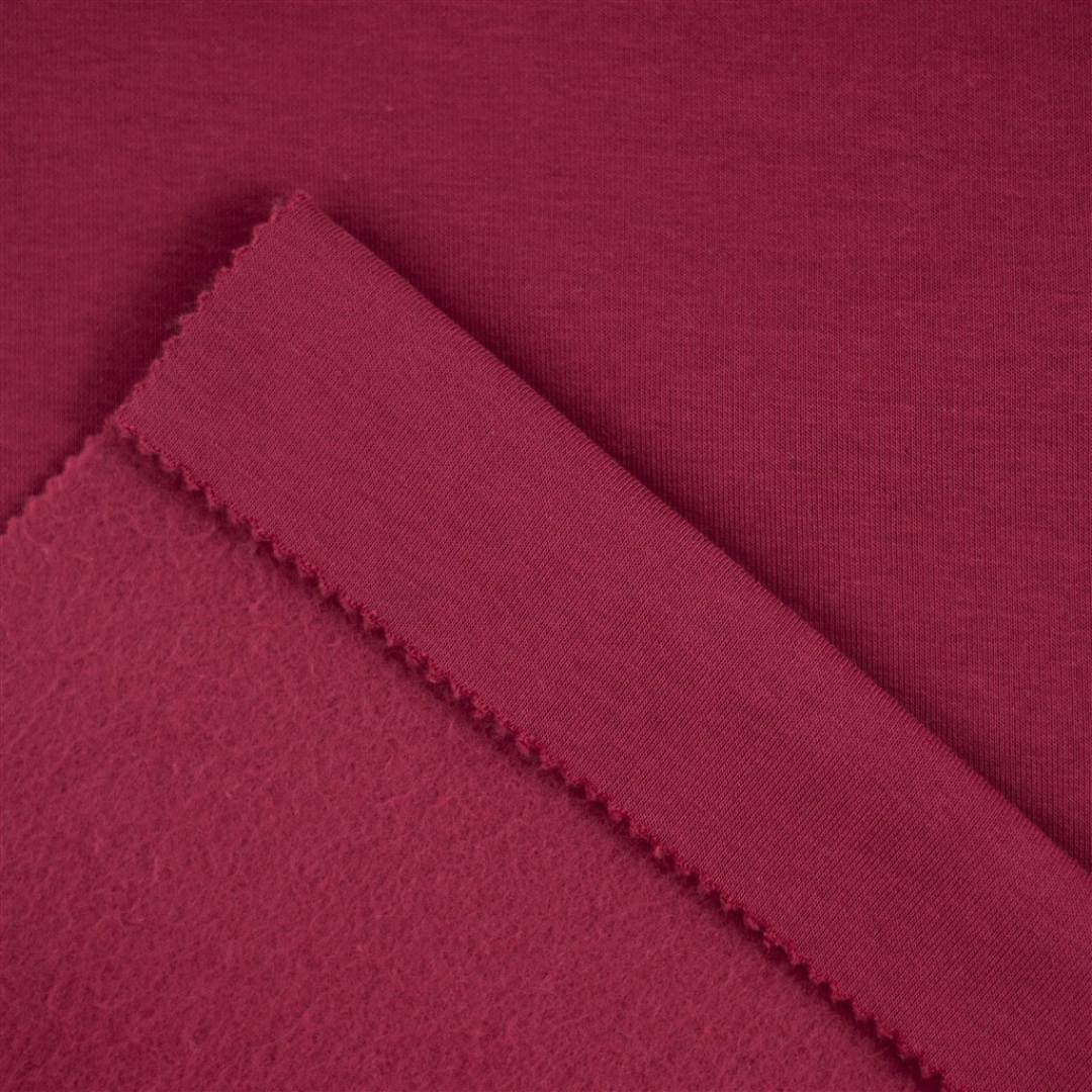 Crewneck oversize LIGHT BRUSHED BORDEAUX