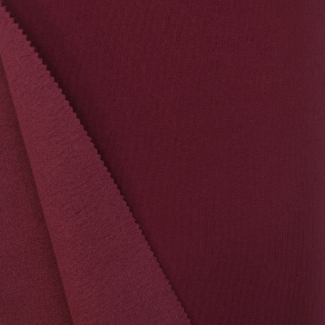 Crewneck oversize LIGHT BRUSHED MERLOT