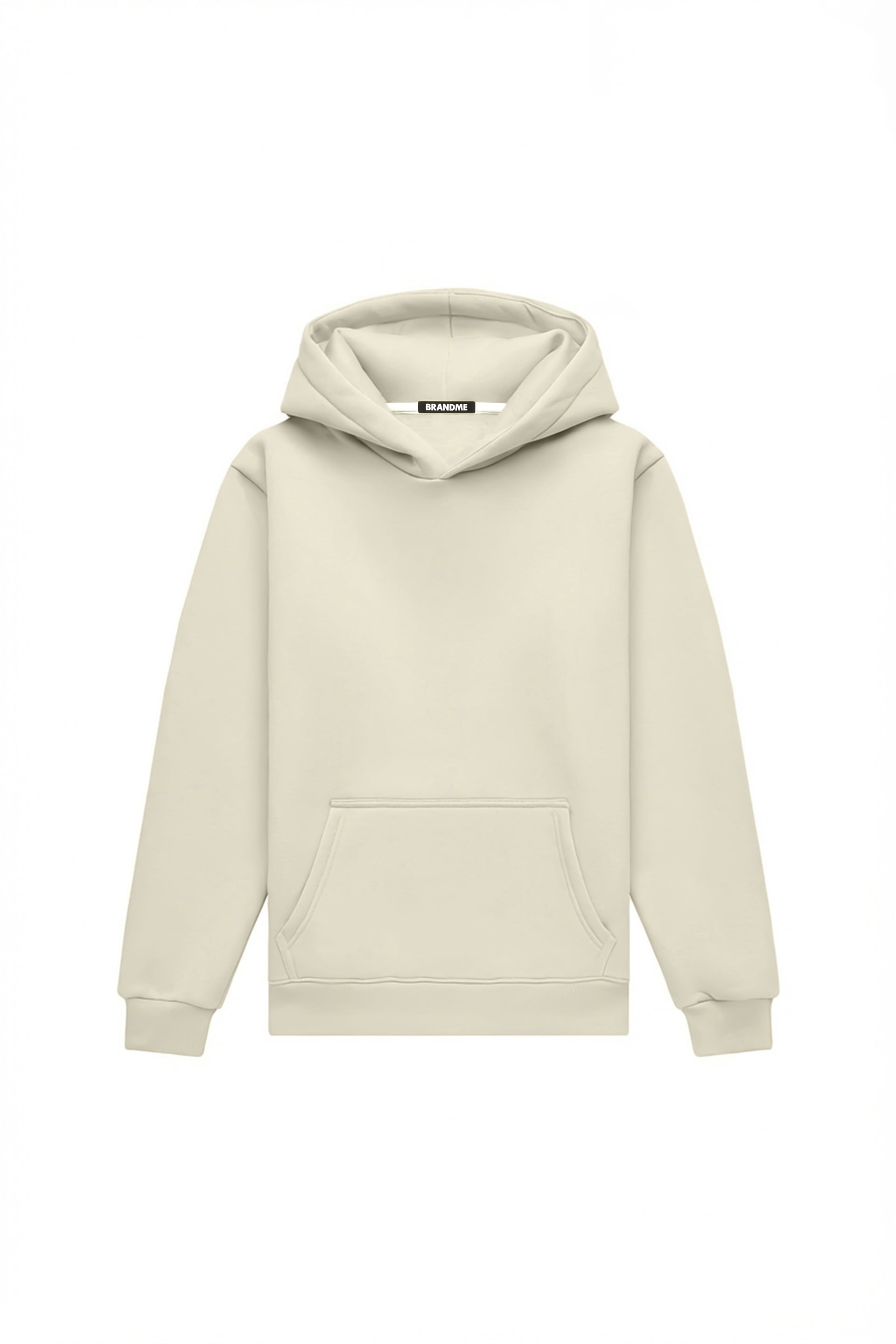 Hoodie regular LIGHT BRUSHED ECRU