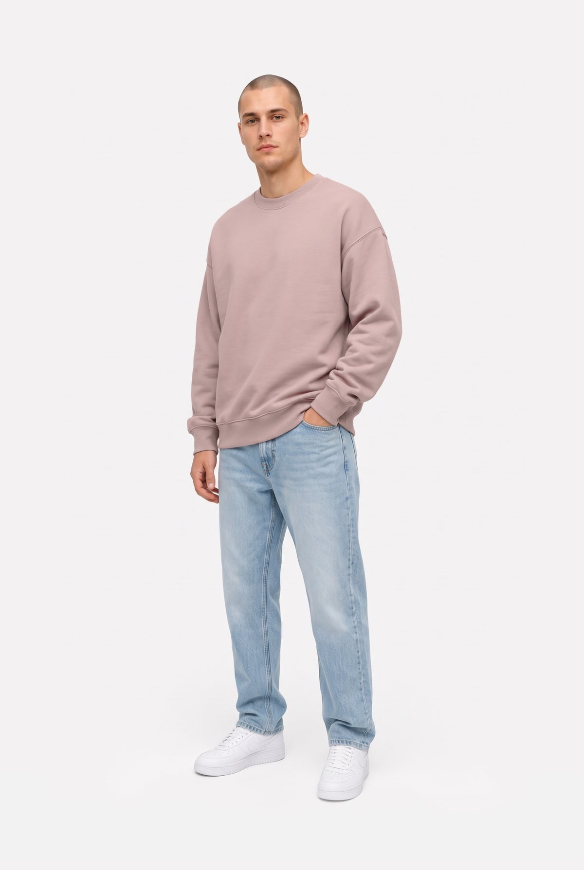 Crewneck oversize LIGHT BRUSHED FAIRY TALE