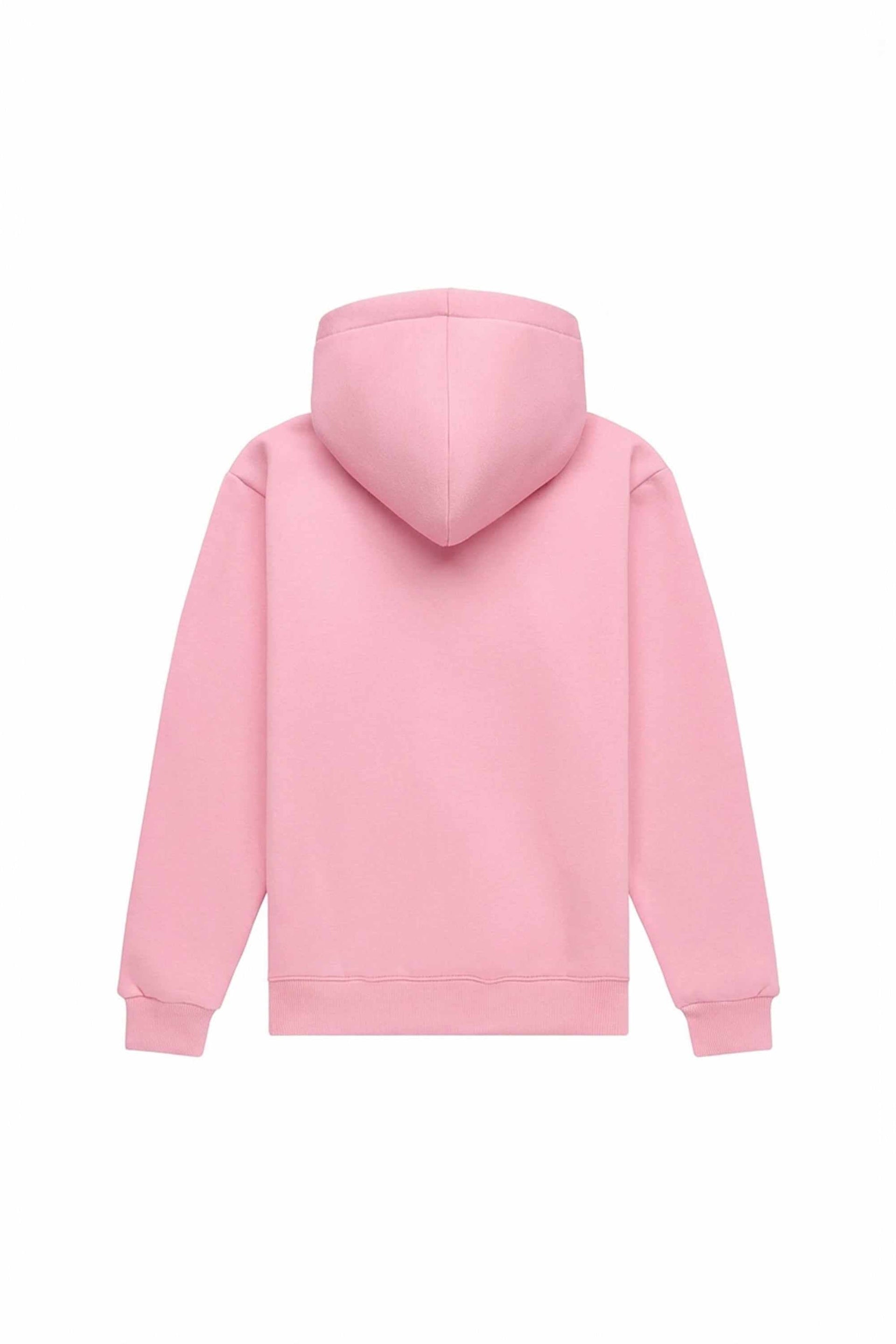 Hoodie regular light brushed flamingo pink bluza z kapturem certified fabric perfect for printing