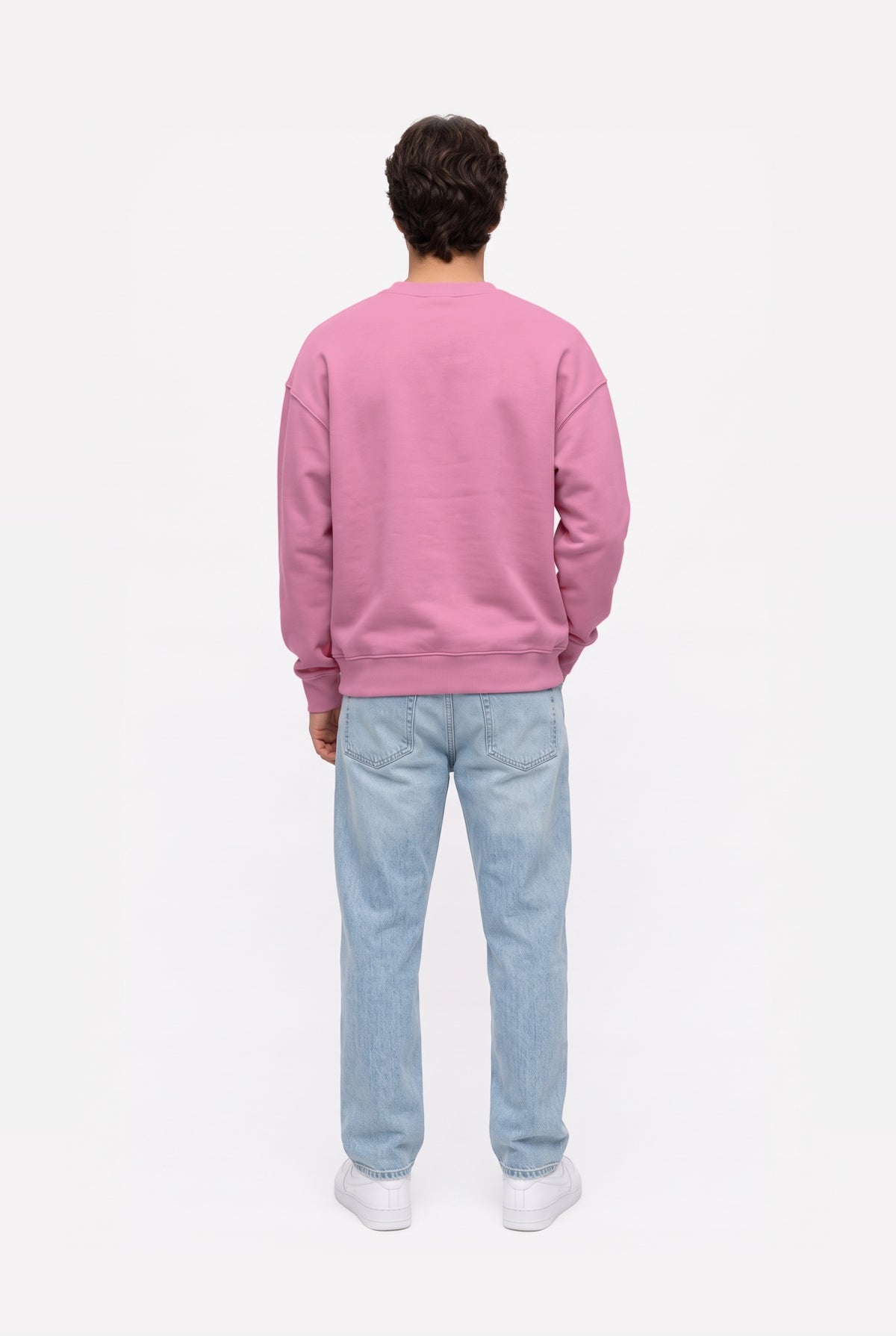 Crewneck Oversize LIGHT LOOP FLAMINGO PINK