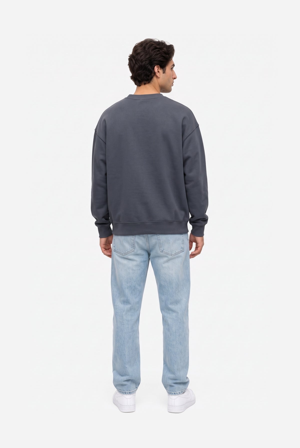 Crewneck Oversize LIGHT LOOP GRAPHITE