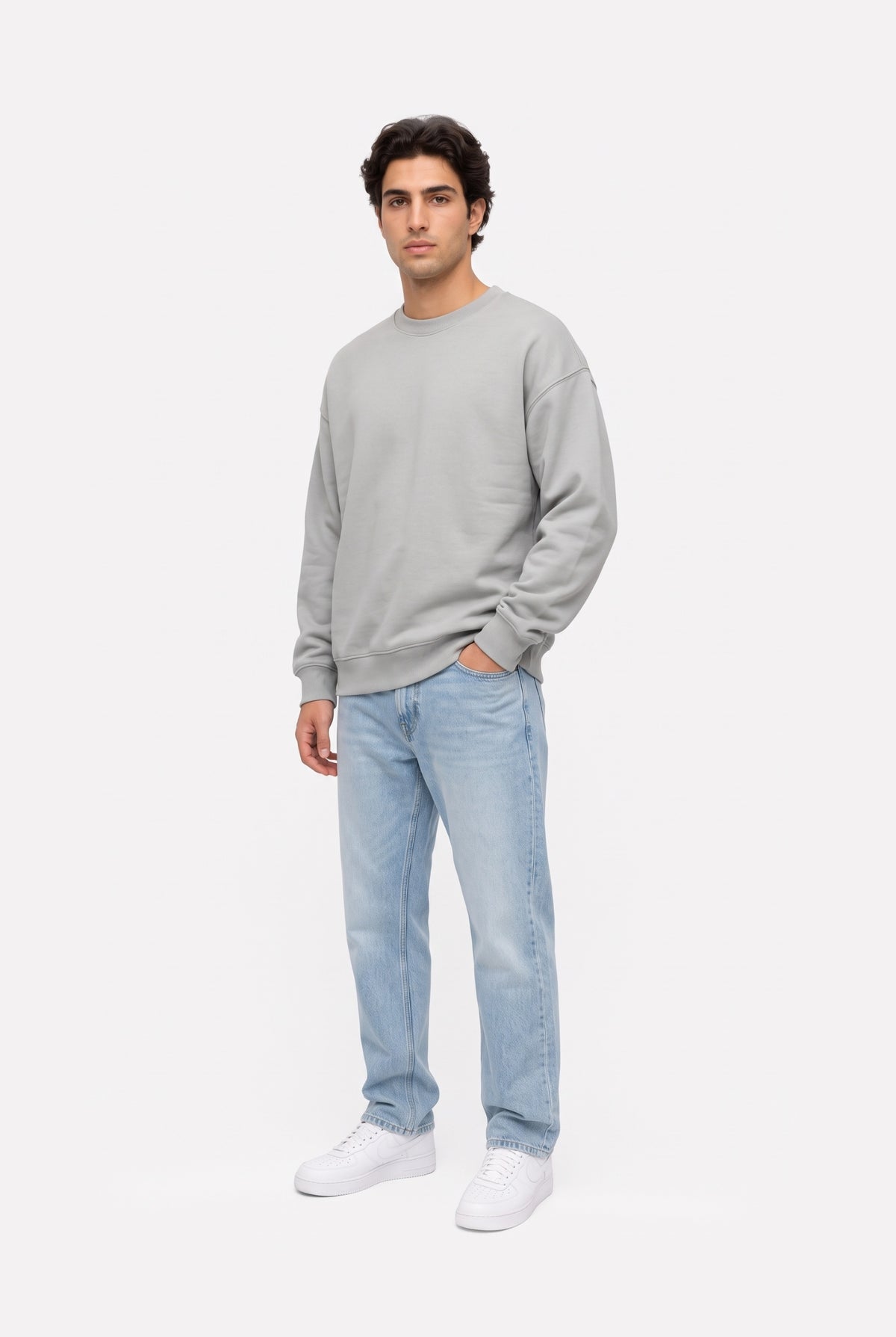 Crewneck Oversize LIGHT LOOP GRAY
