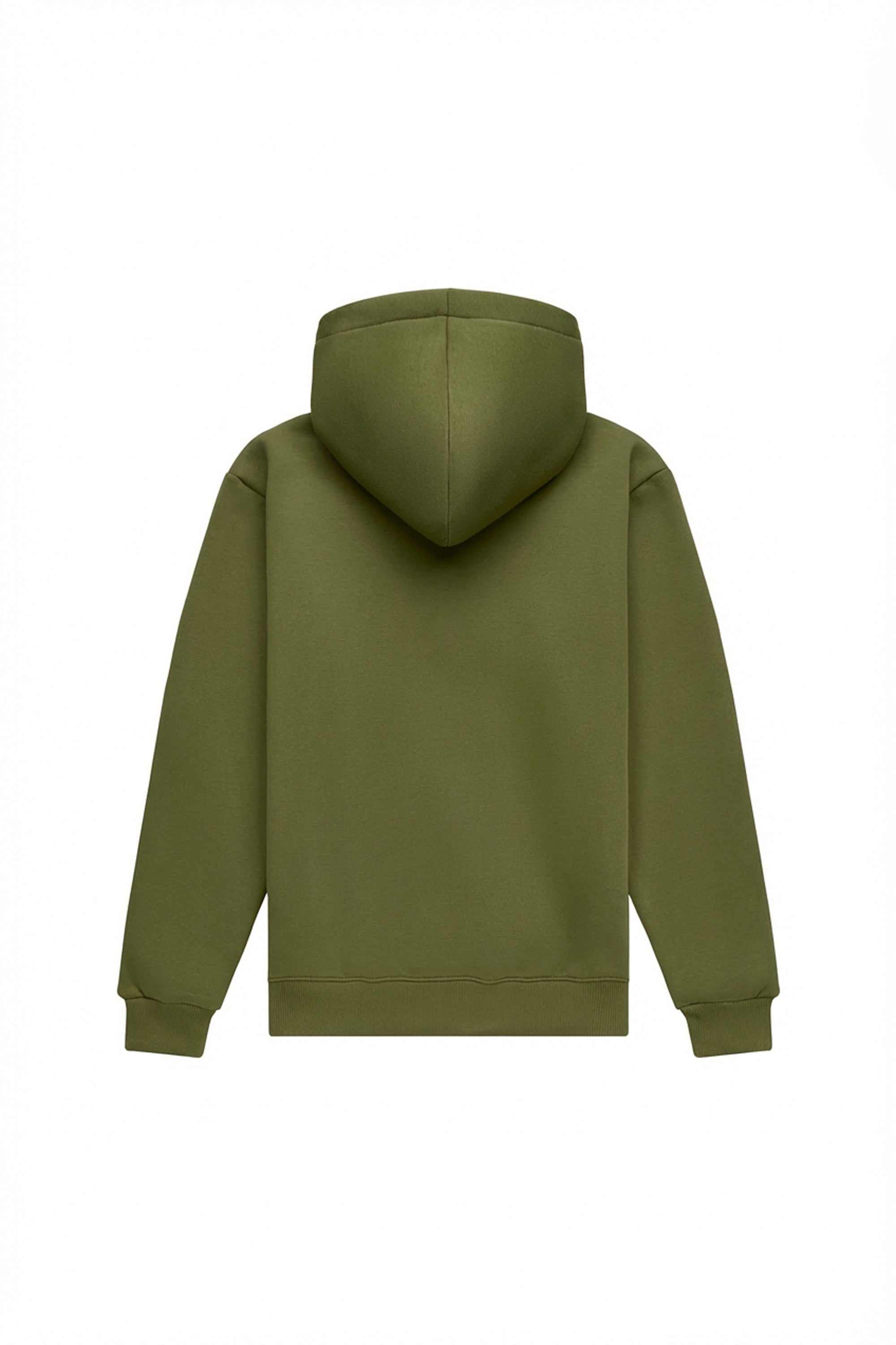 Bluza z kapturem regular light brushed green hoodie made in Poland with certified fabric ideal for printing