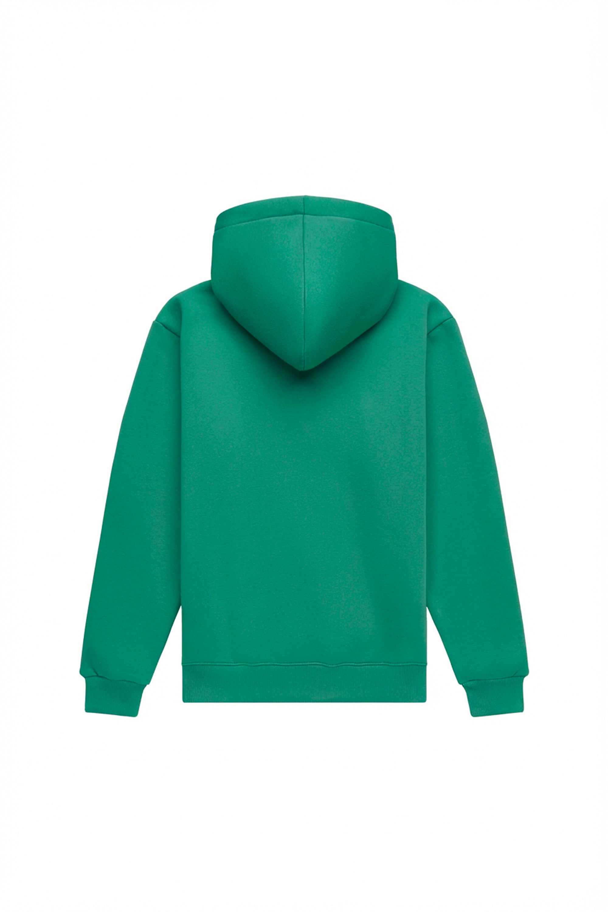 Regular fit Irish green hoodie with certified quality fabric made in Poland