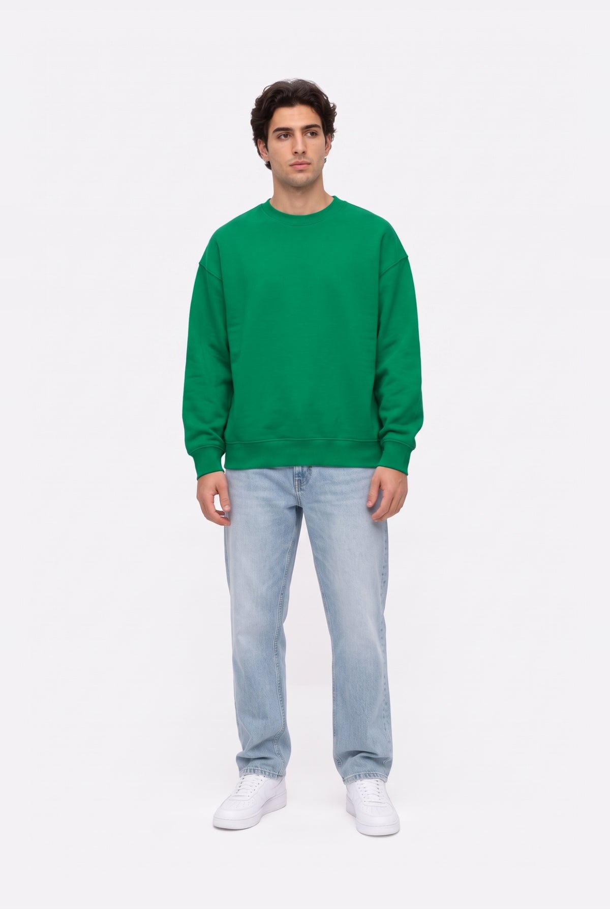 Crewneck Oversize LIGHT LOOP IRISH GREEN