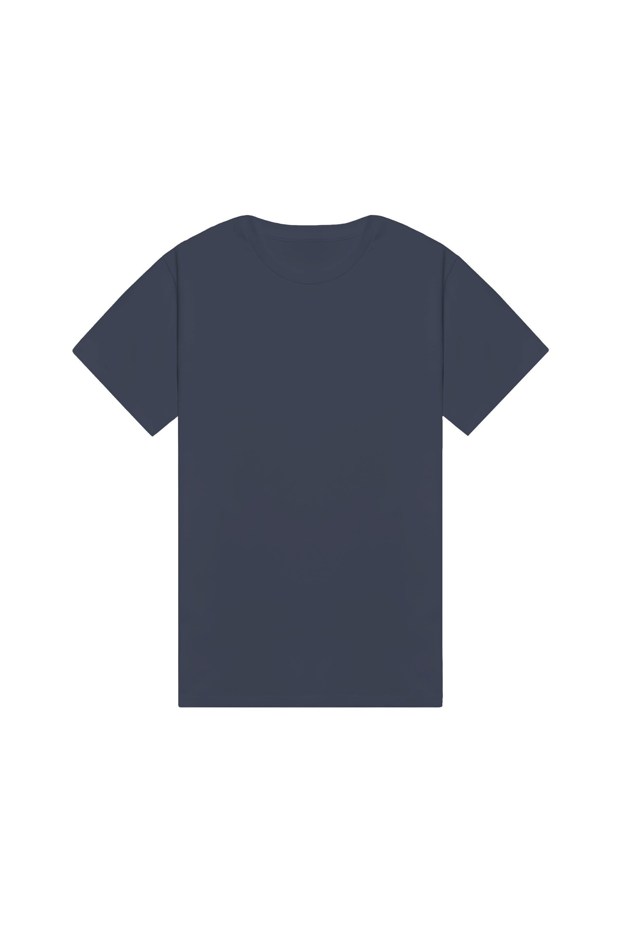 Light jeans regular fit T-shirt made in Poland, certified fabric ideal for printing and embroidery