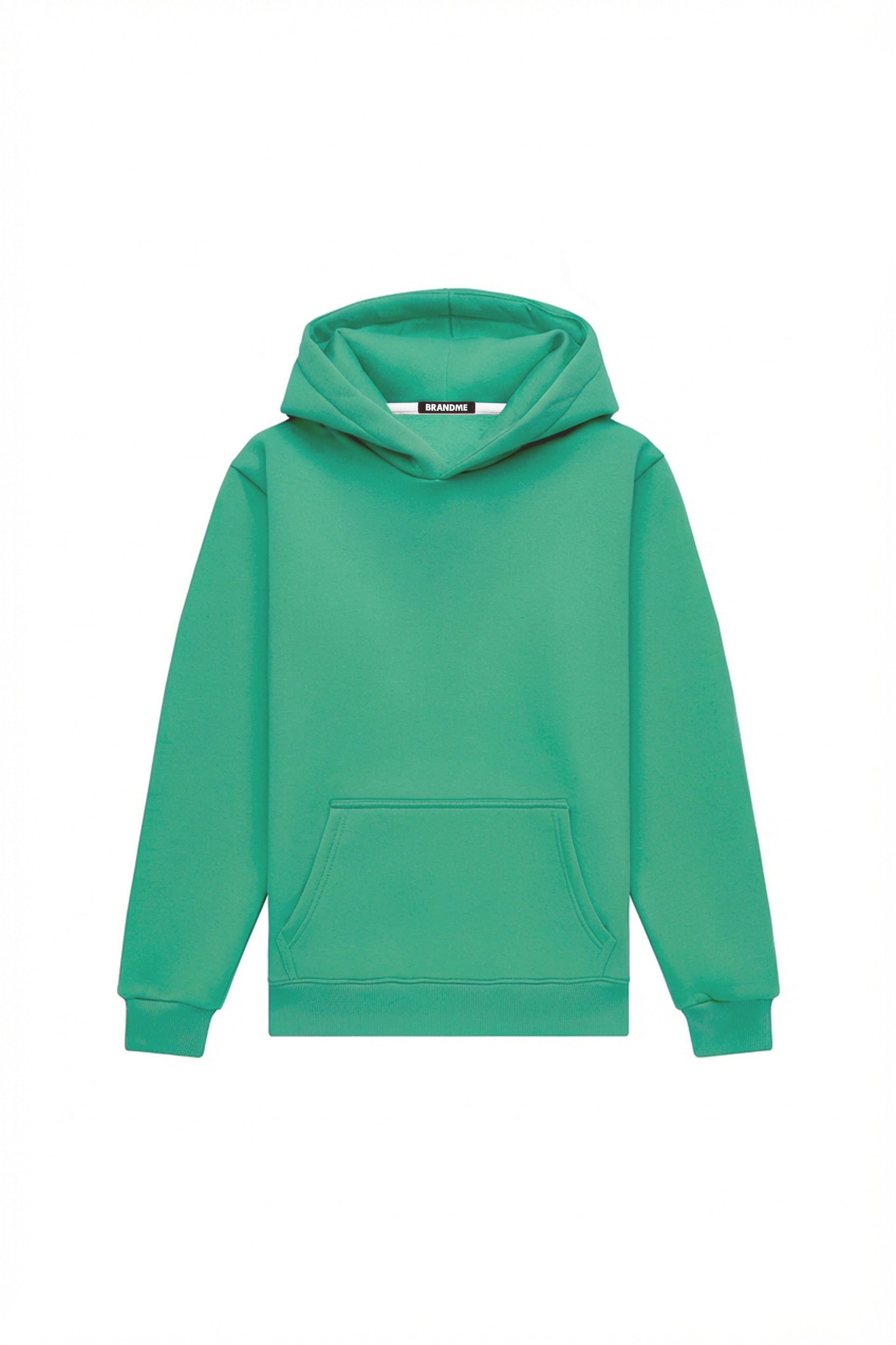 Hoodie regular LIGHT BRUSHED KELLY GREEN