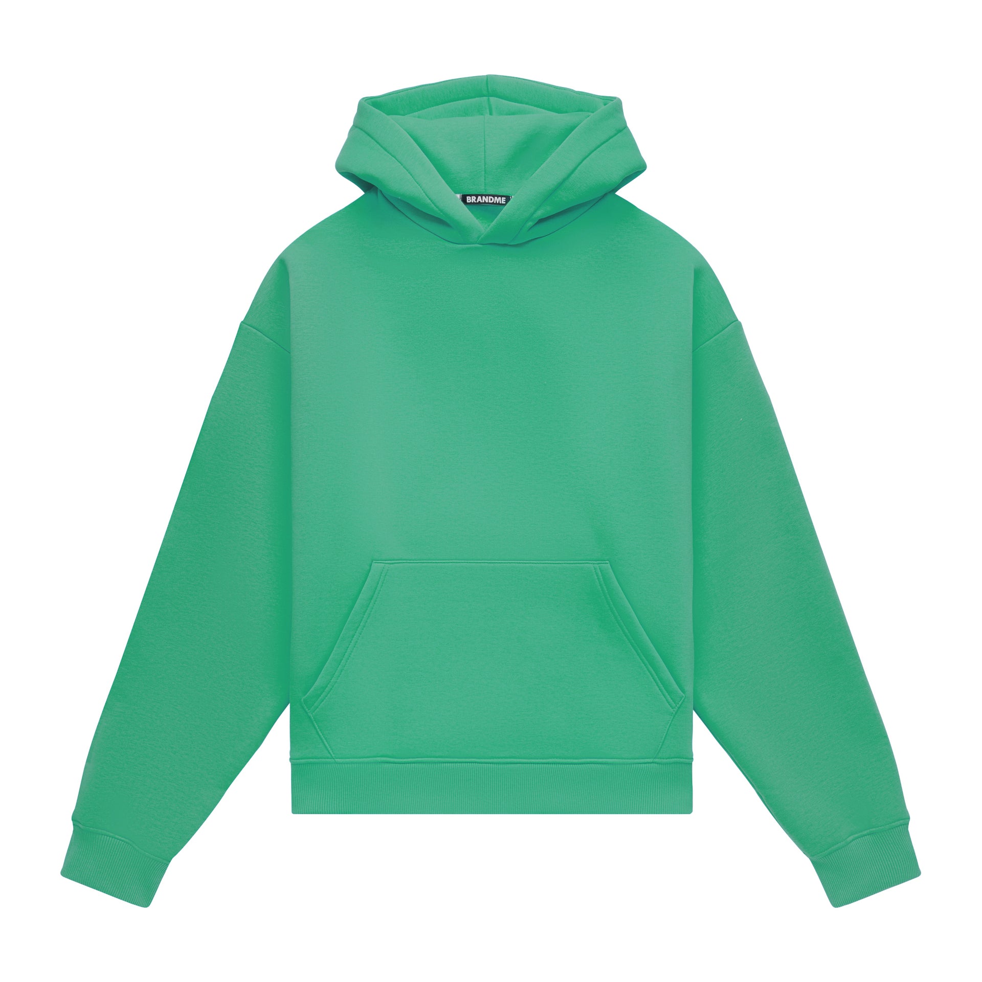 Hoodie oversize LIGHT BRUSHED KELLY GREEN