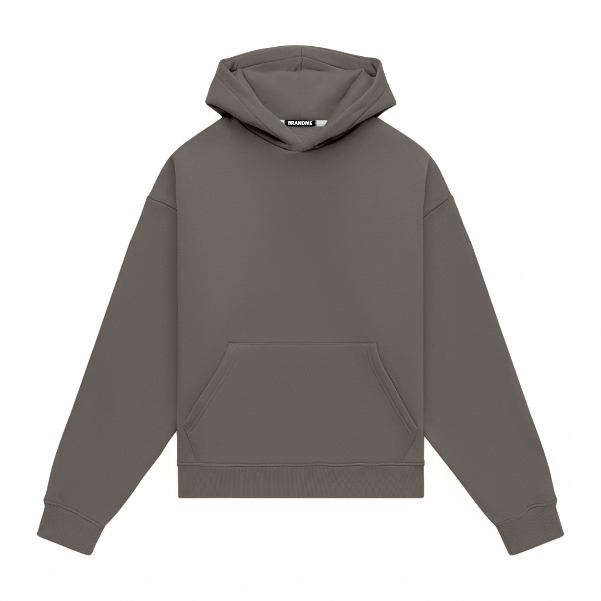 Hoodie oversize LIGHT BRUSHED KHAKI MELANGE