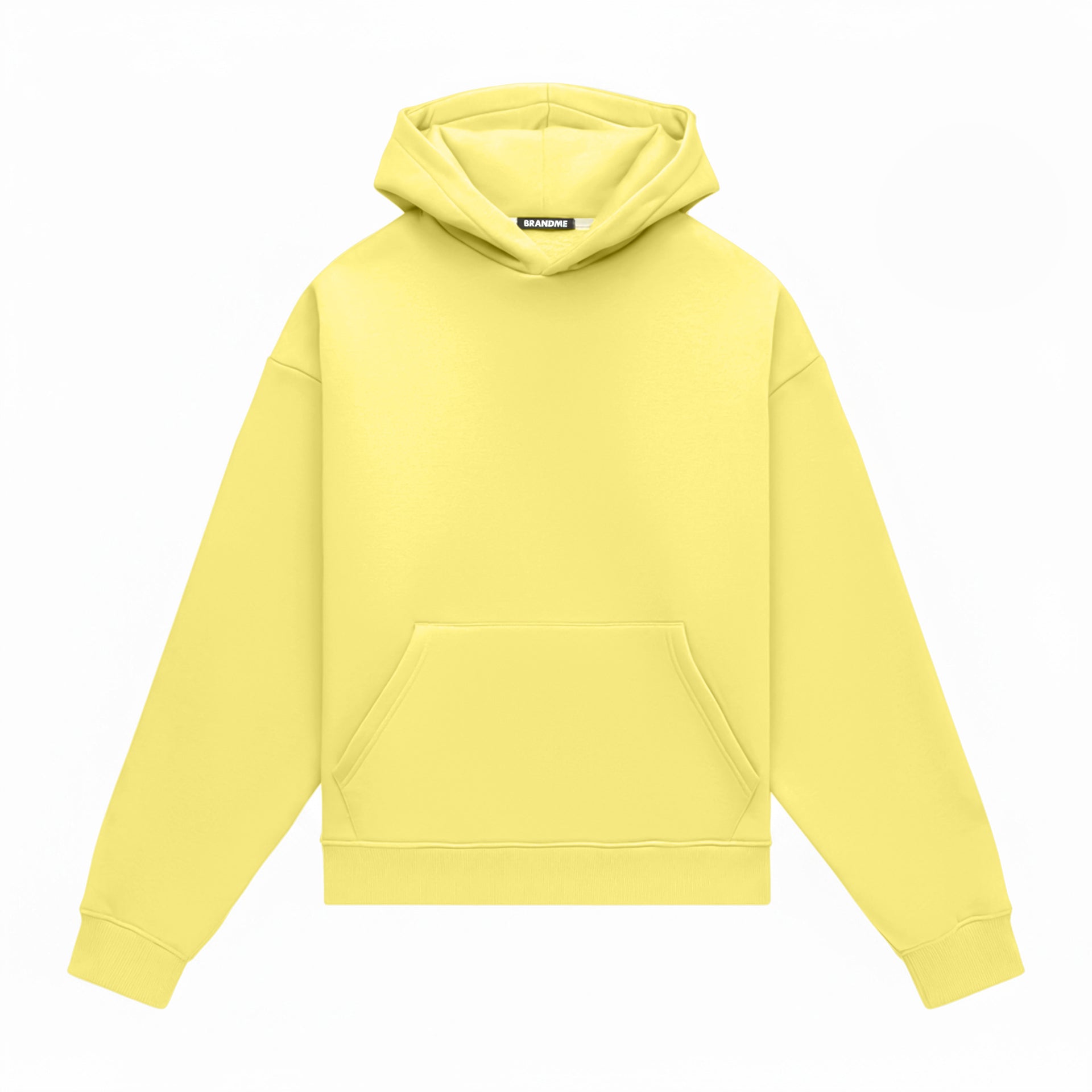 Hoodie oversize LIGHT BRUSHED LEMON