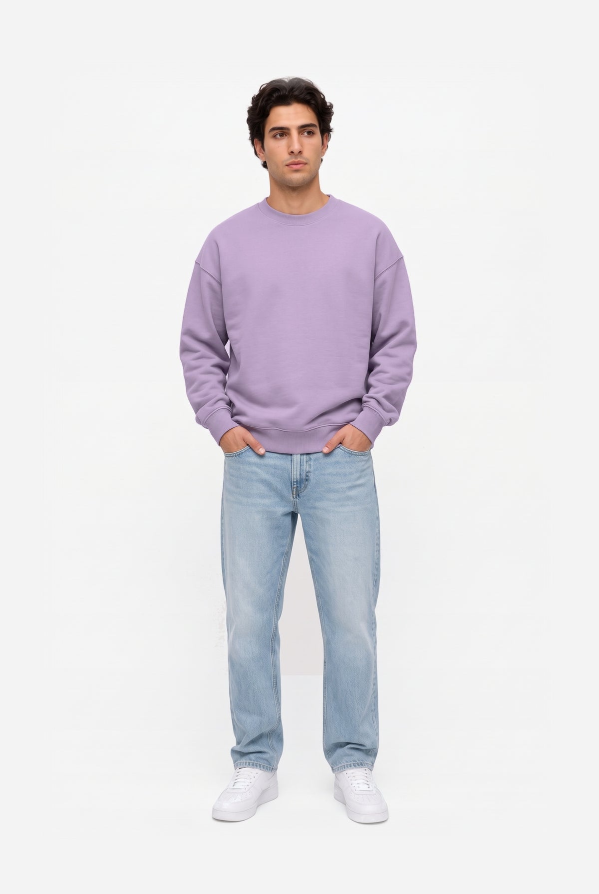 Crewneck Oversize LIGHT LOOP LILAC