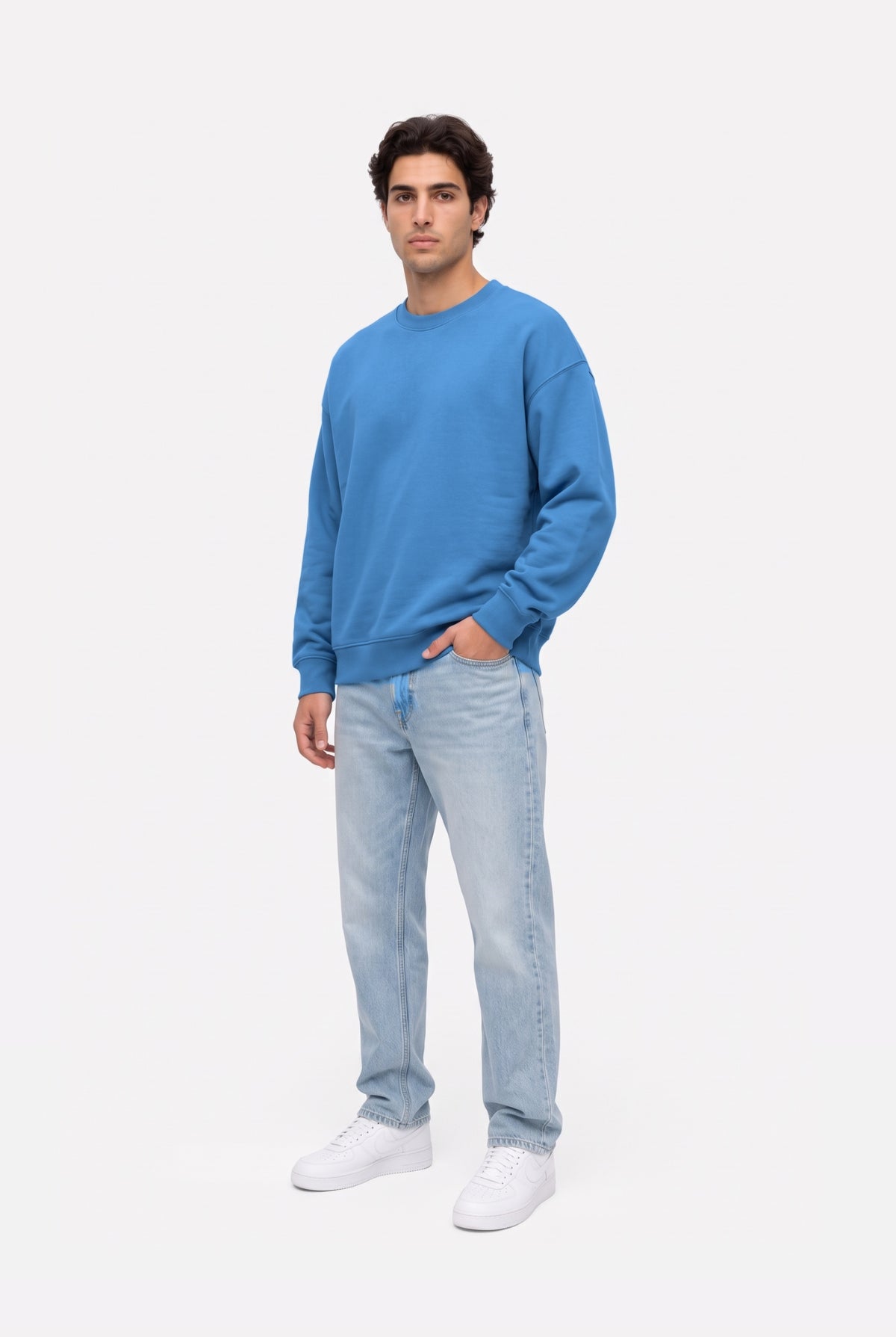 Crewneck Oversize LIGHT LOOP MARINA
