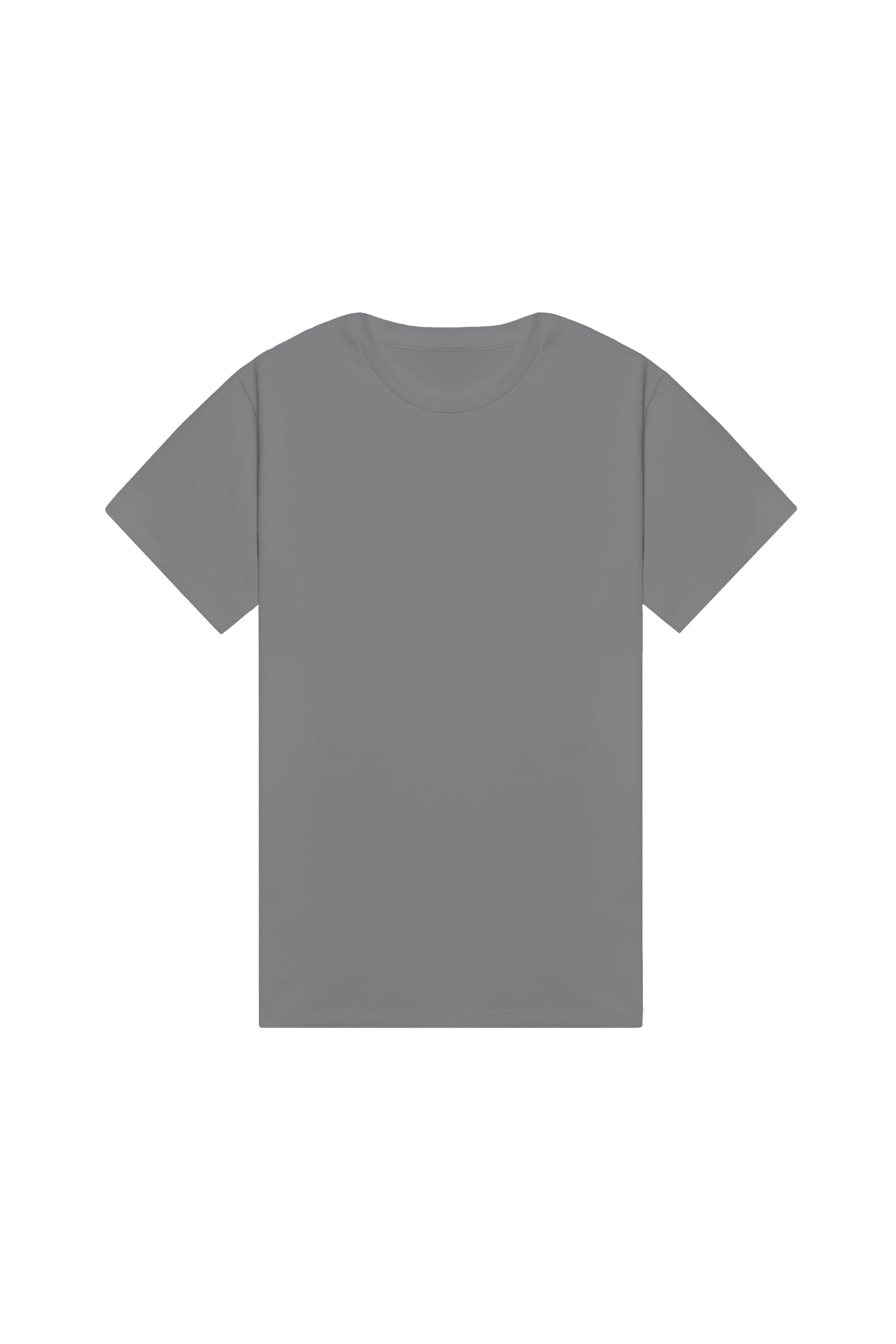 Regular fit light melange T-shirt made in Poland, certified fabric ideal for printing and embroidery