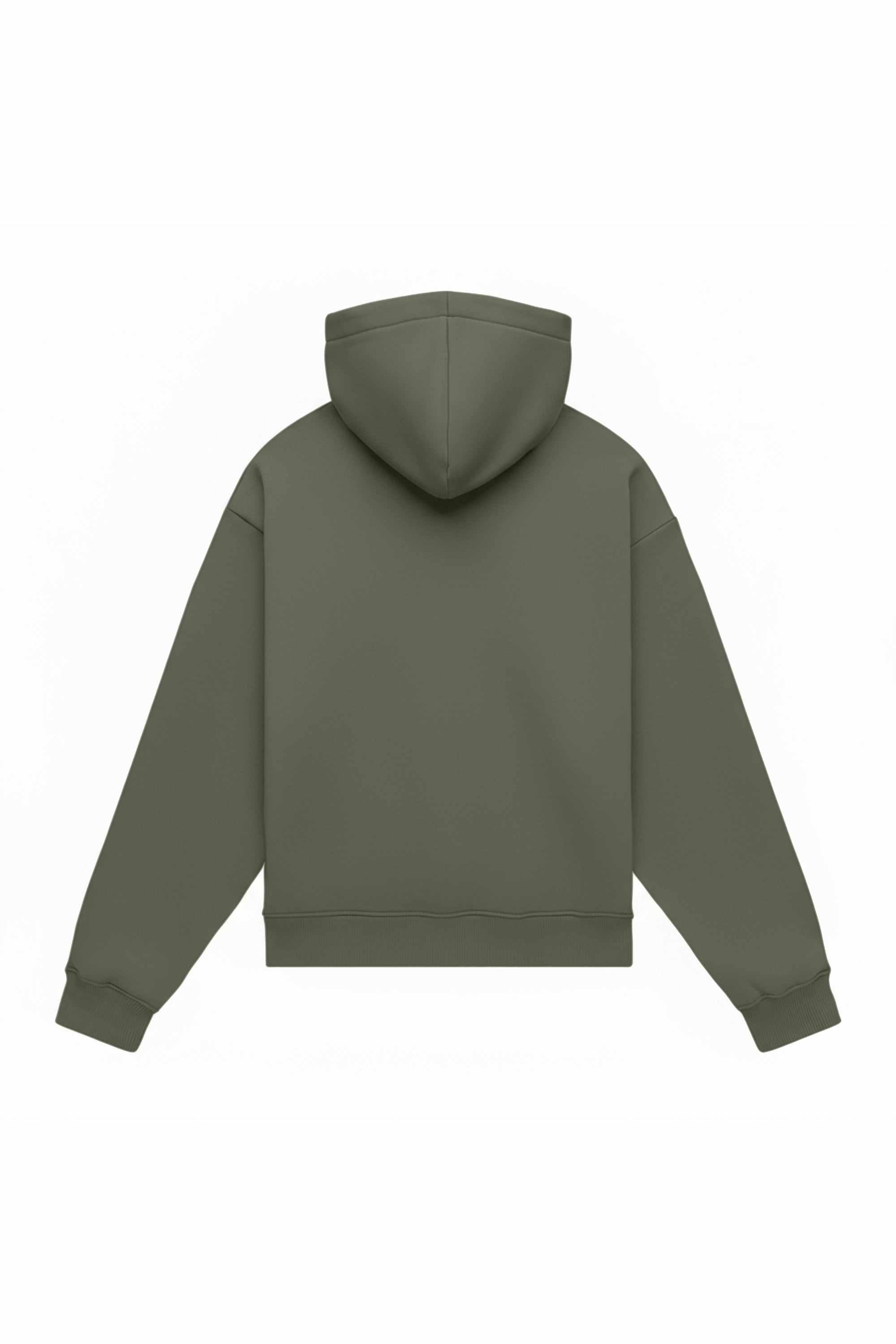 Oversize hoodie medium brushed melanż with hood, certified quality fabric, ideal for printing, made in Poland