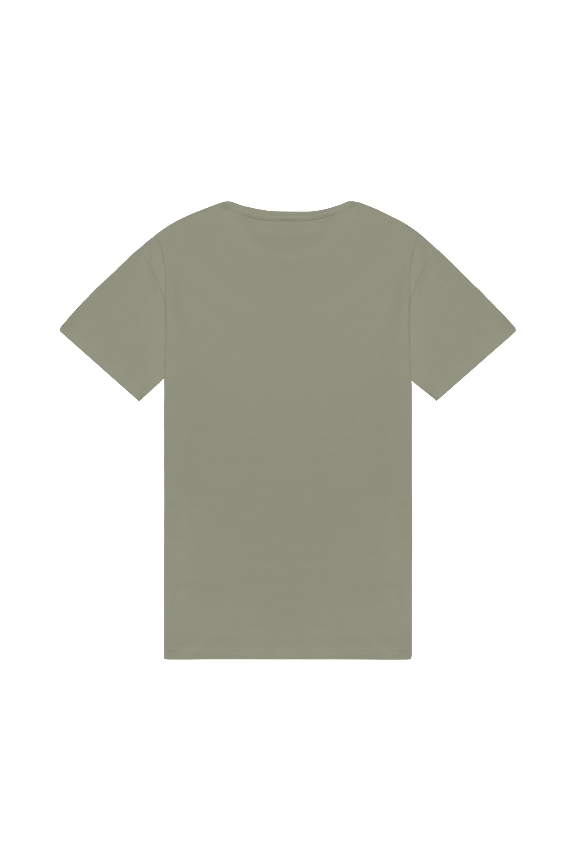 T-shirt regular light melange with quality-certified fabric, ideal for printing, made in Poland