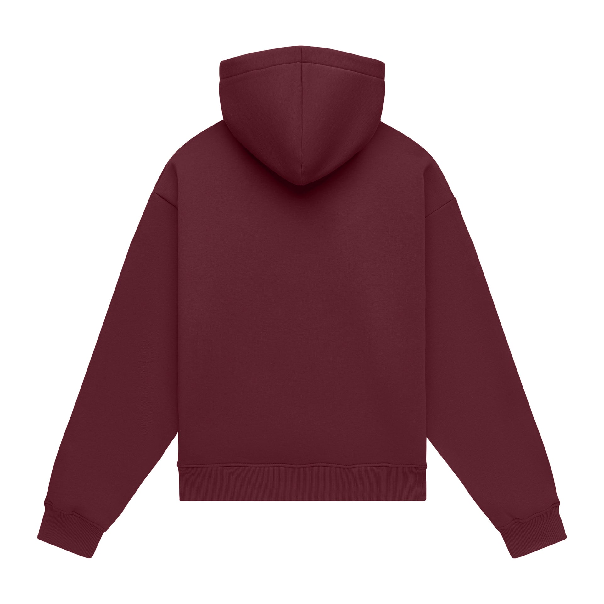 Hoodie oversize LIGHT BRUSHED MERLOT
