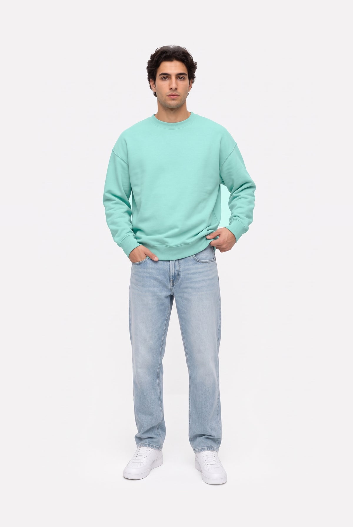 Crewneck Oversize LIGHT LOOP MINT