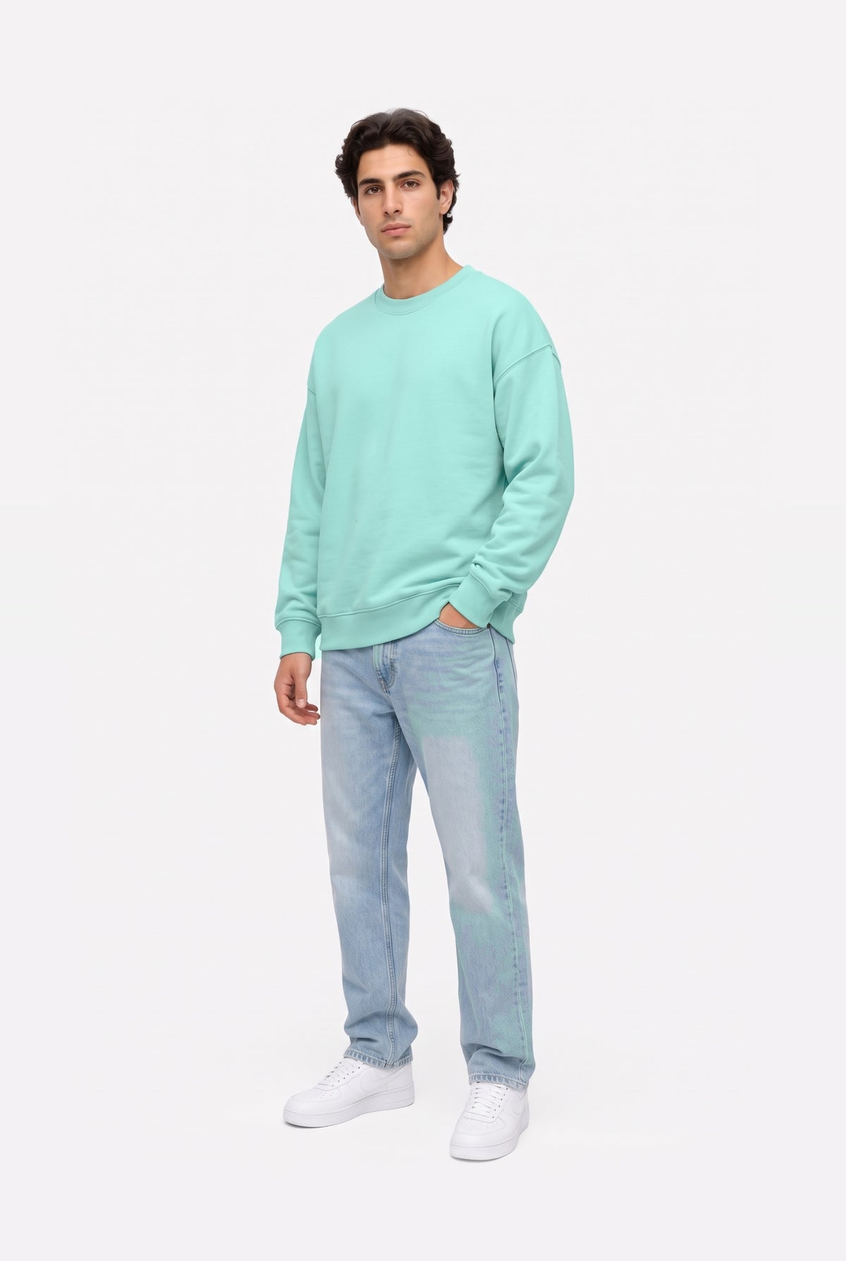 Crewneck Oversize LIGHT LOOP MINT