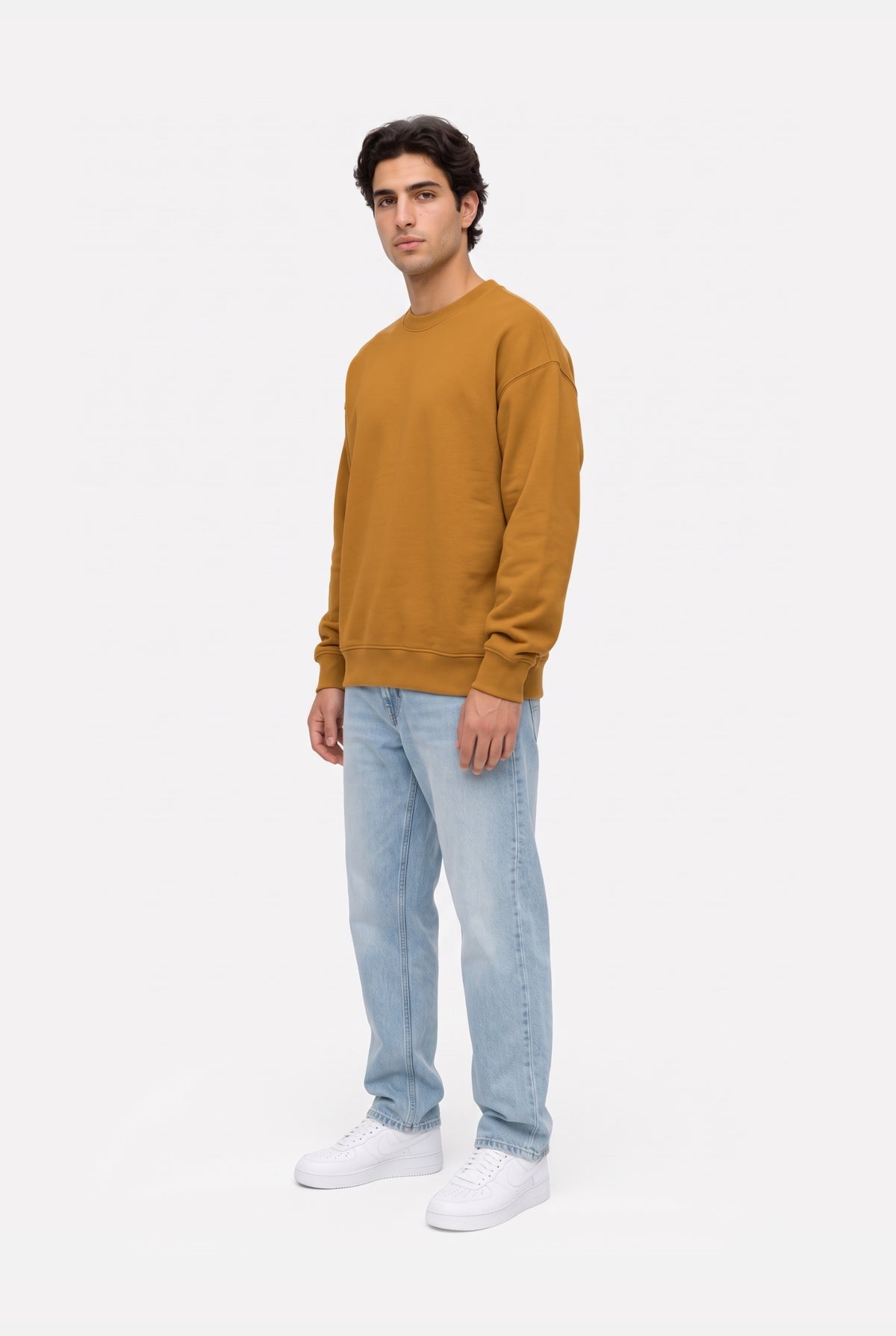Crewneck Oversize LIGHT LOOP MUSTARD