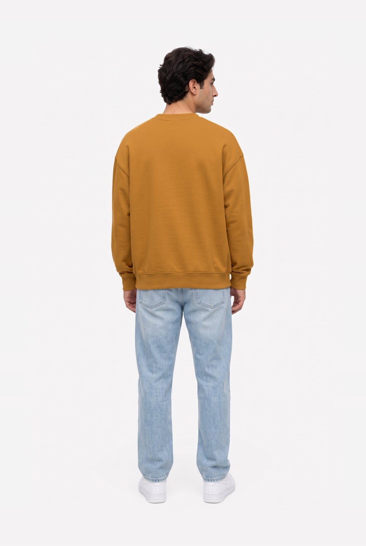 Crewneck Oversize LIGHT LOOP MUSTARD