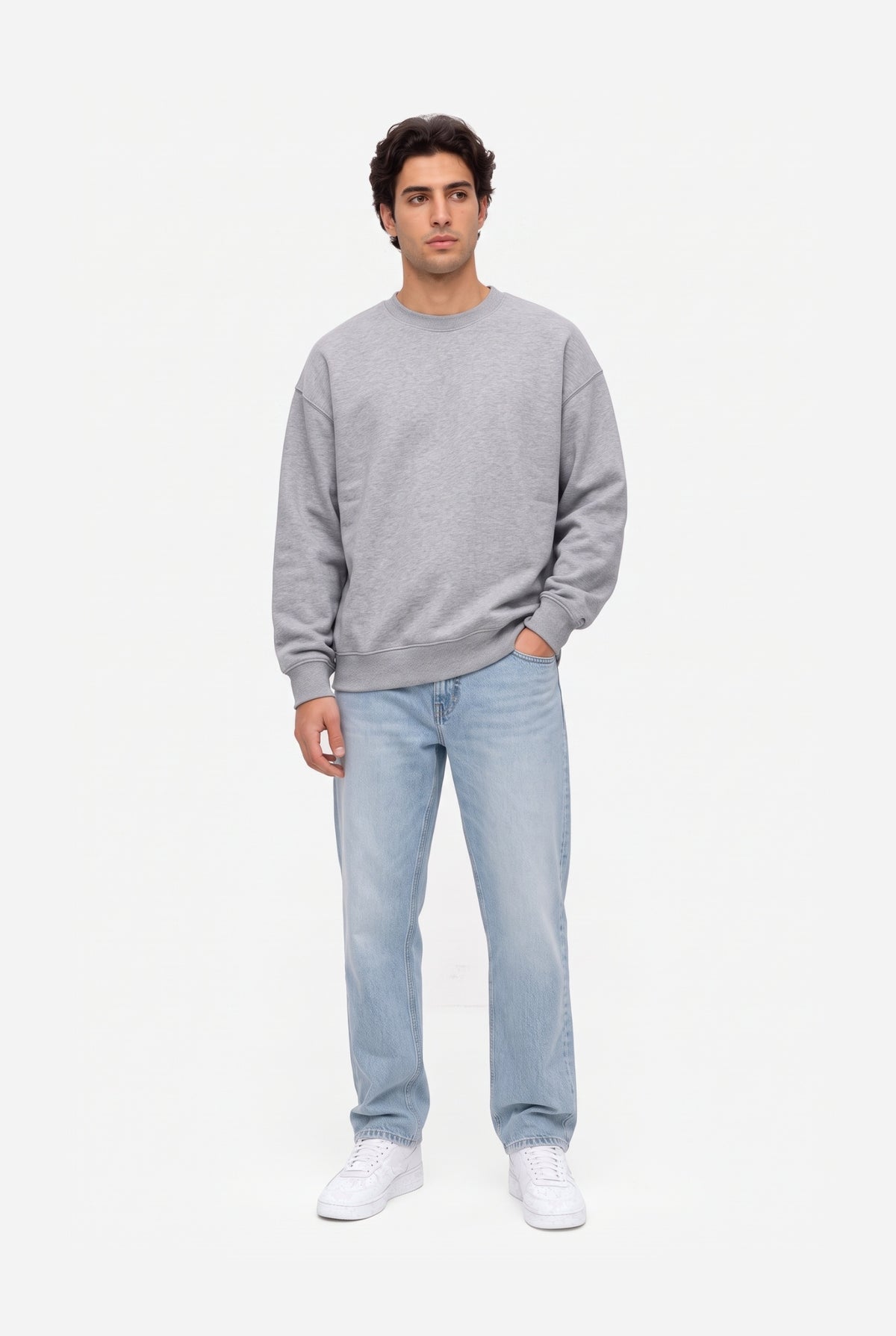 Crewneck oversize LIGHT LOOP NORWAY