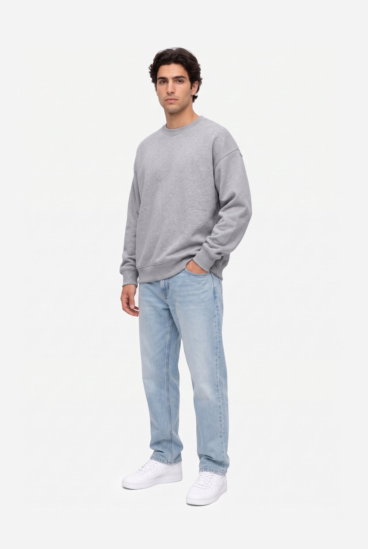Crewneck oversize LIGHT LOOP NORWAY