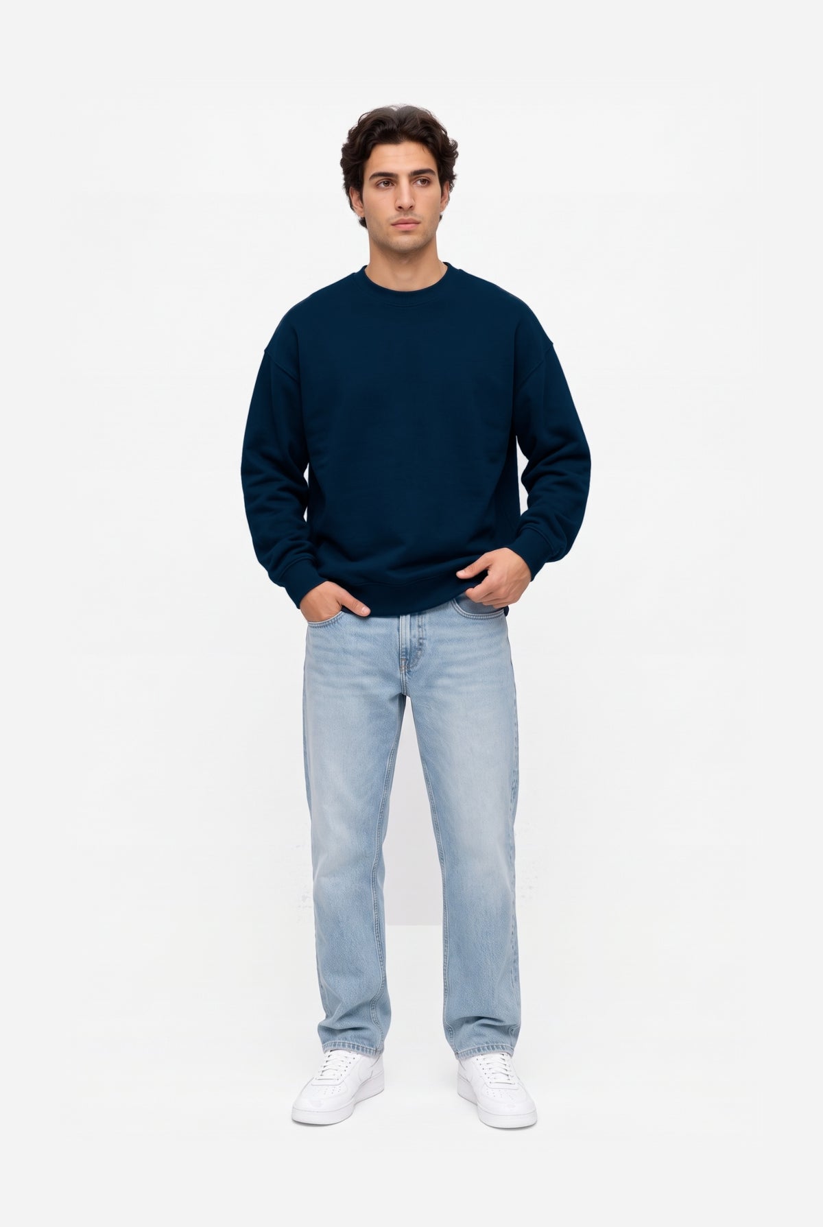 Crewneck Oversize LIGHT LOOP OCEAN