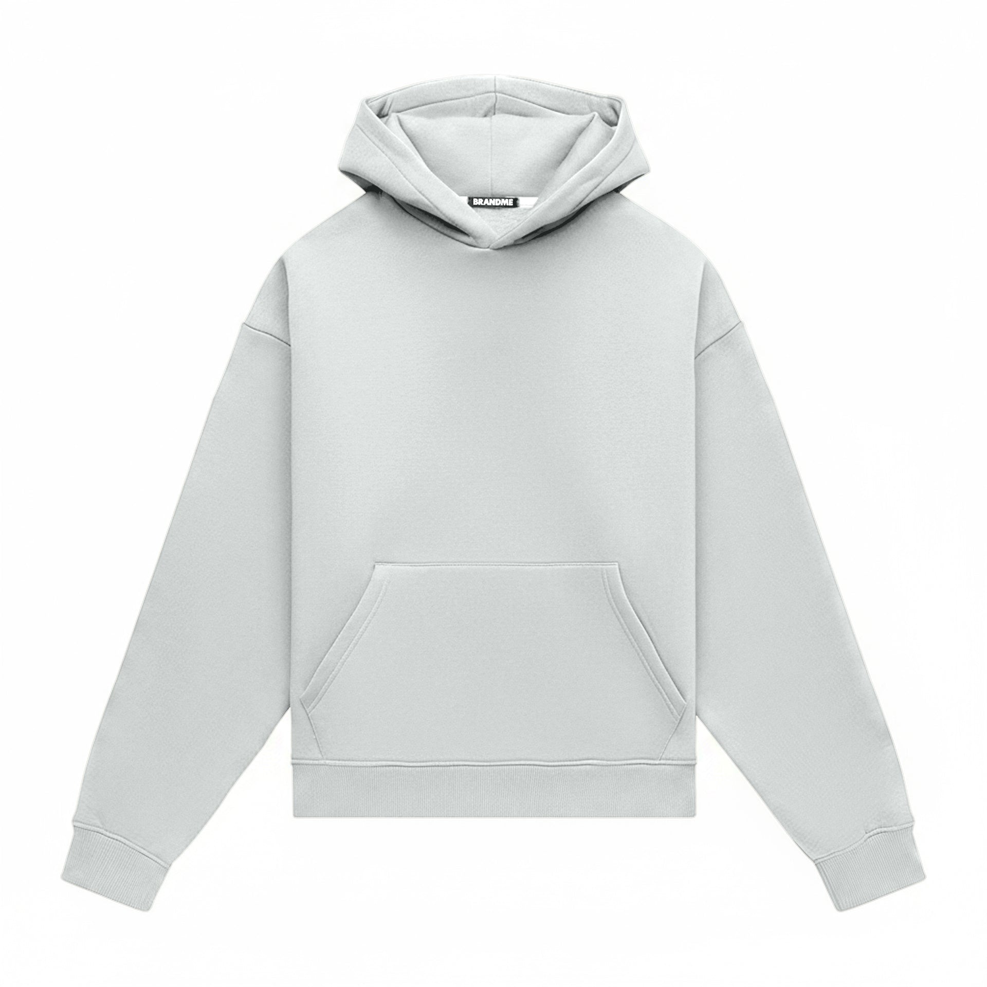 Hoodie oversize LIGHT BRUSHED OFF WHITE
