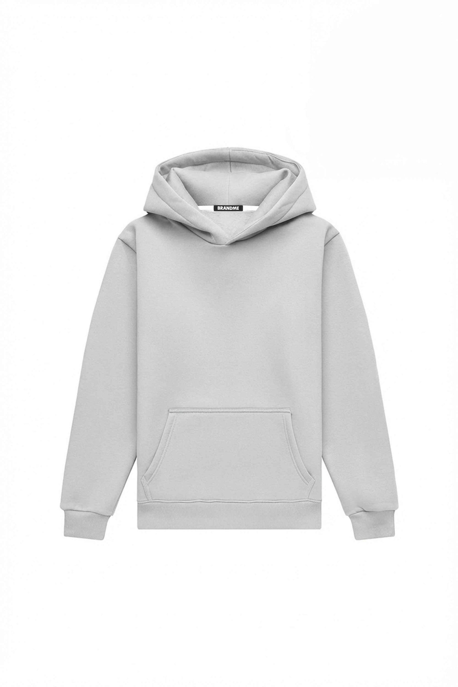 Bluza z kapturem regular LIGHT BRUSHED OFF WHITE wyprodukowana w Polsce, idealna pod nadruk, certyfikowana dzianina