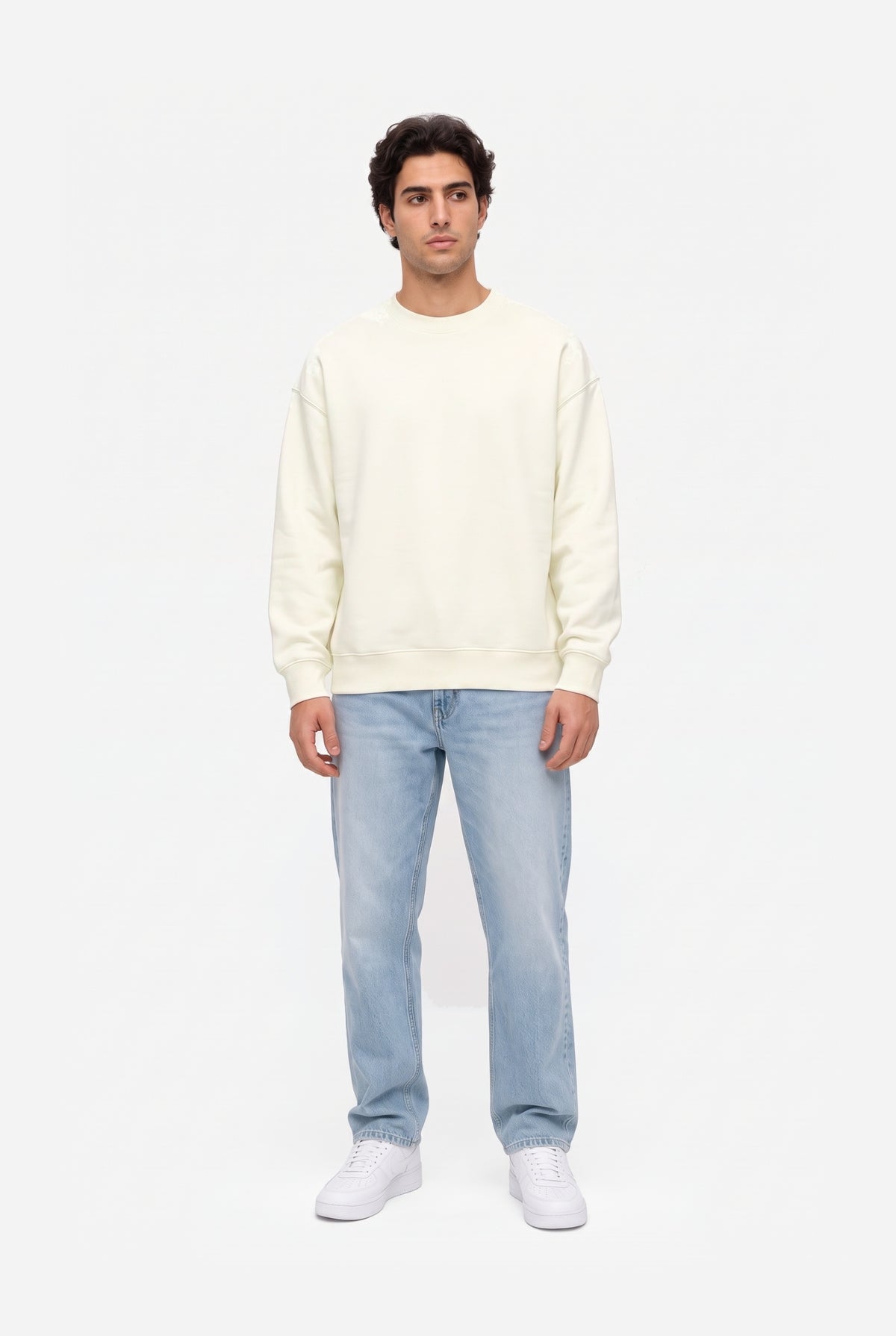 Crewneck Oversize LIGHT LOOP OFF WHITE