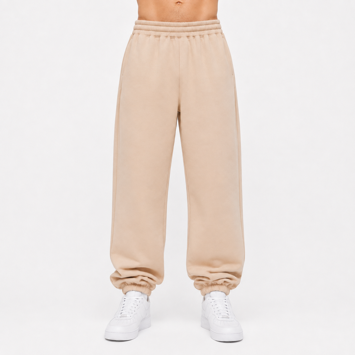 Sweatpants oversize LIGHT BRUSHED BLACK