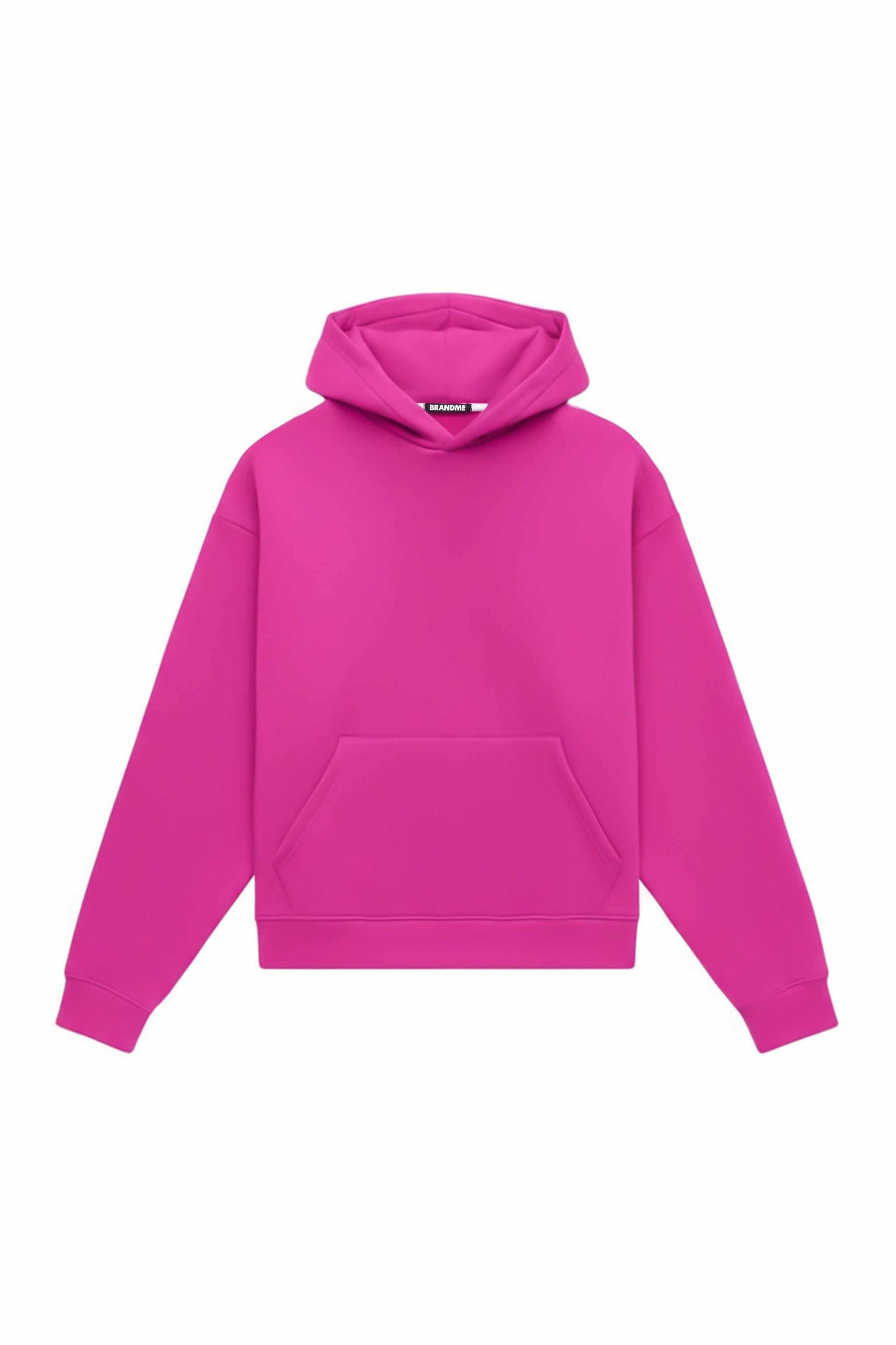 Oversize heavy loop peony hoodie in Polish quality fabric ideal for prints