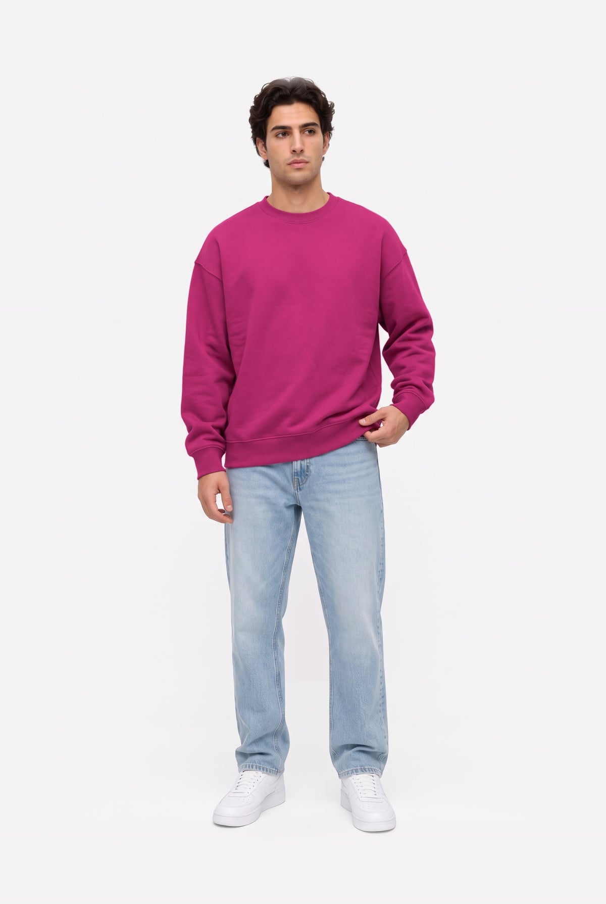 Crewneck Oversize LIGHT LOOP PEONY