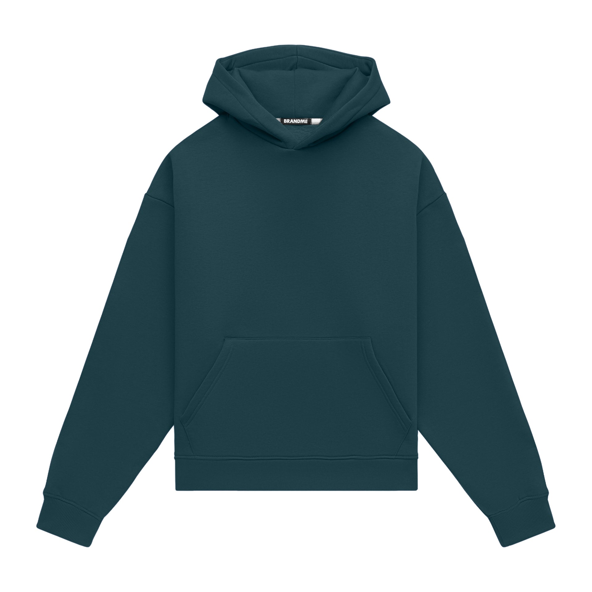 Hoodie oversize LIGHT BRUSHED PETROL